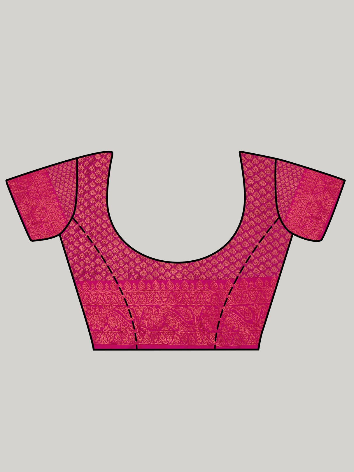 Mimosa Women's Woven Design Kanjivaram Art Silk Saree With Blouse Piece : SA00001134SF