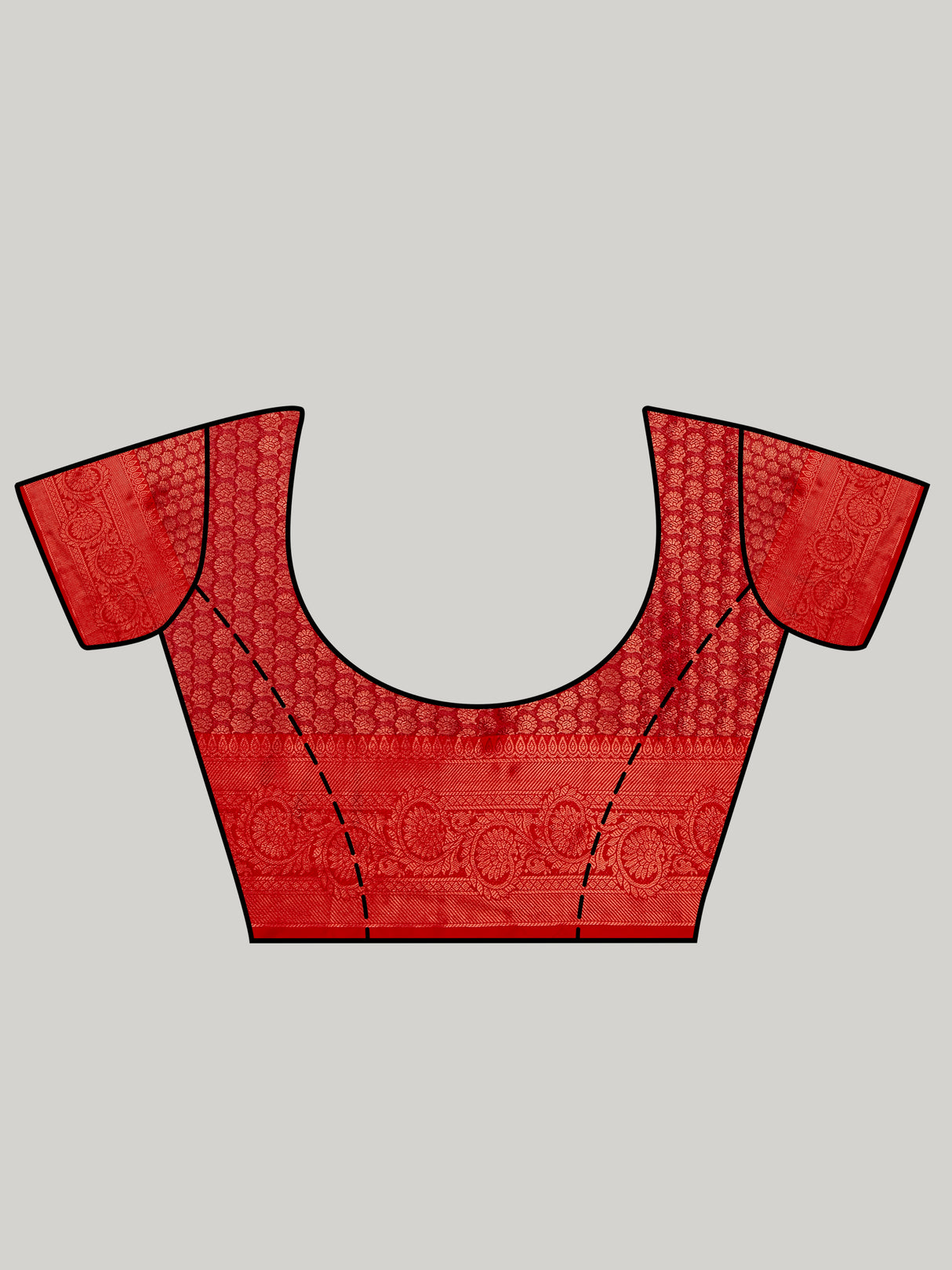 Mimosa Women's Woven Design Kanjivaram Art Silk Saree With Blouse Piece : SA00001135GRN