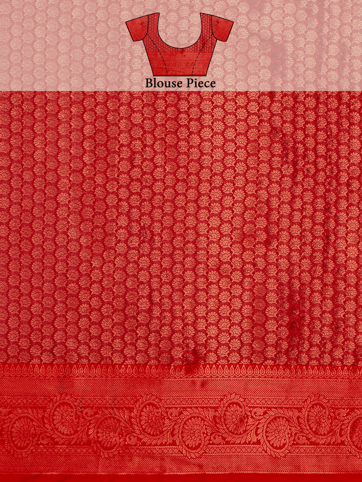 Mimosa Women's Woven Design Kanjivaram Art Silk Saree With Blouse Piece : SA00001135GRN