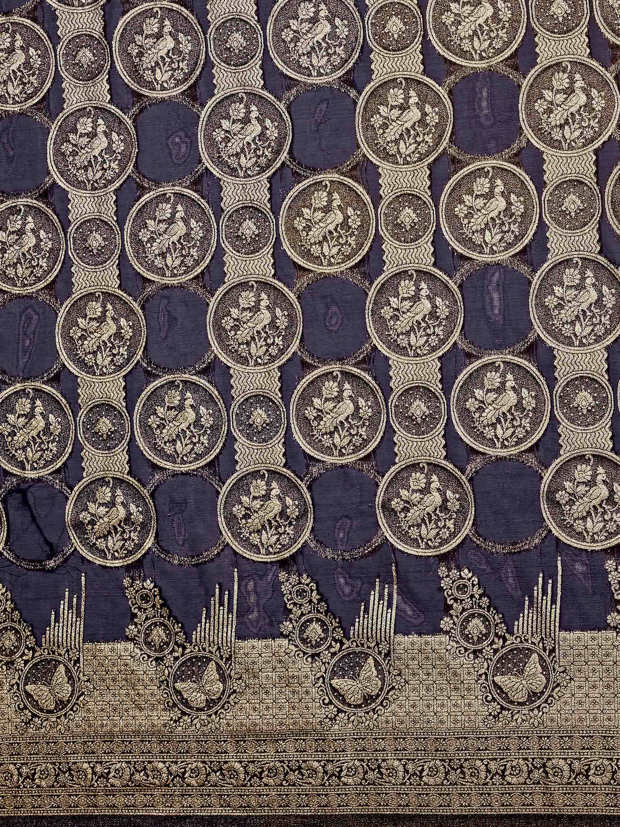 Mimosa Women's Woven Design Banarasi Organza Saree With Blouse Piece : SA00001160NV