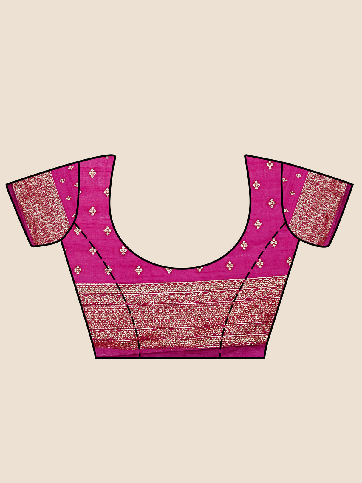 Mimosa Women's Woven Design Banarasi Organza Saree With Blouse Piece : SA00001161LR