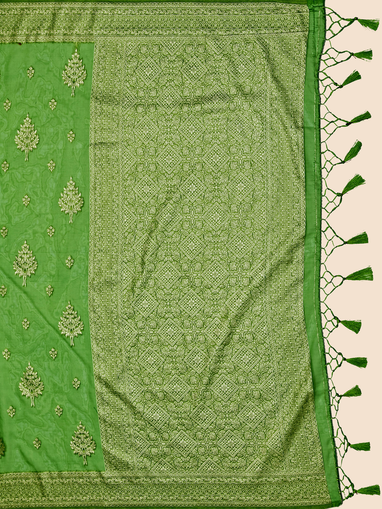 Mimosa Women's Woven Design Banarasi Organza Saree With Blouse Piece : SA00001161LR