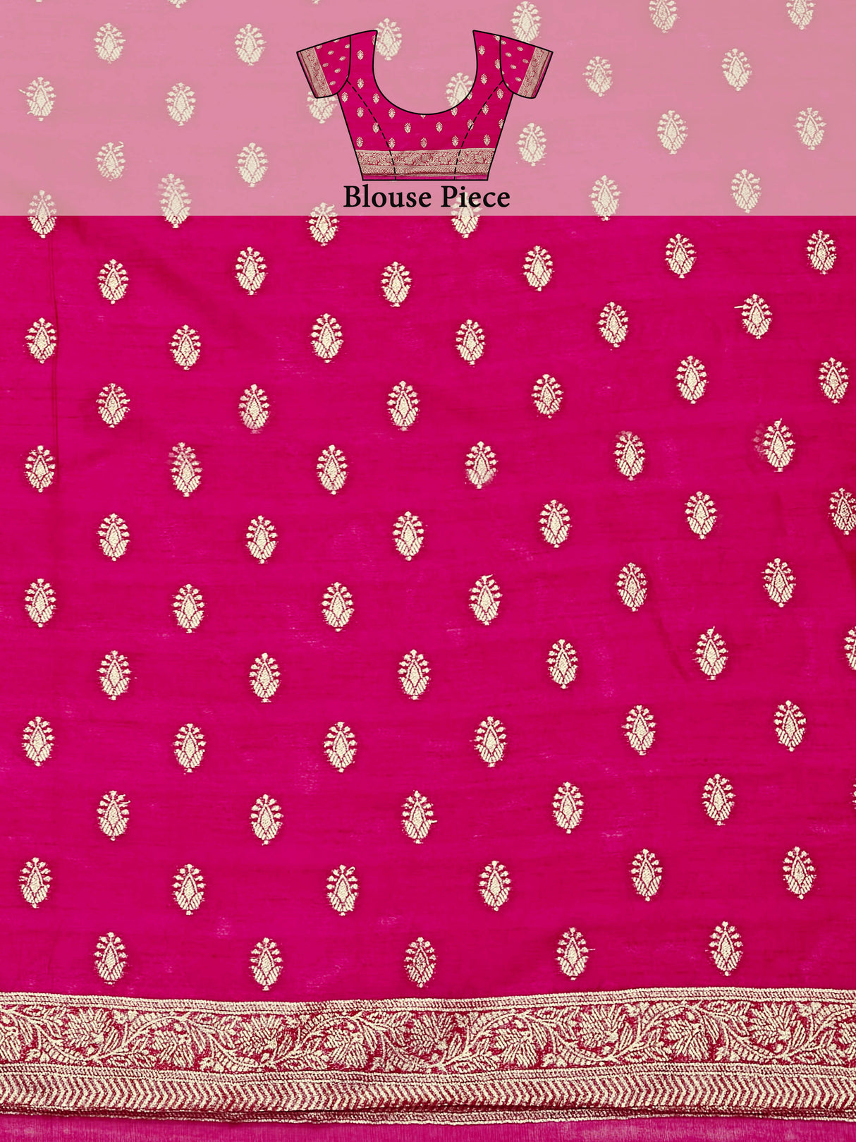 Mimosa Women's Woven Design Banarasi Organza Saree With Blouse Piece : SA00001162MR