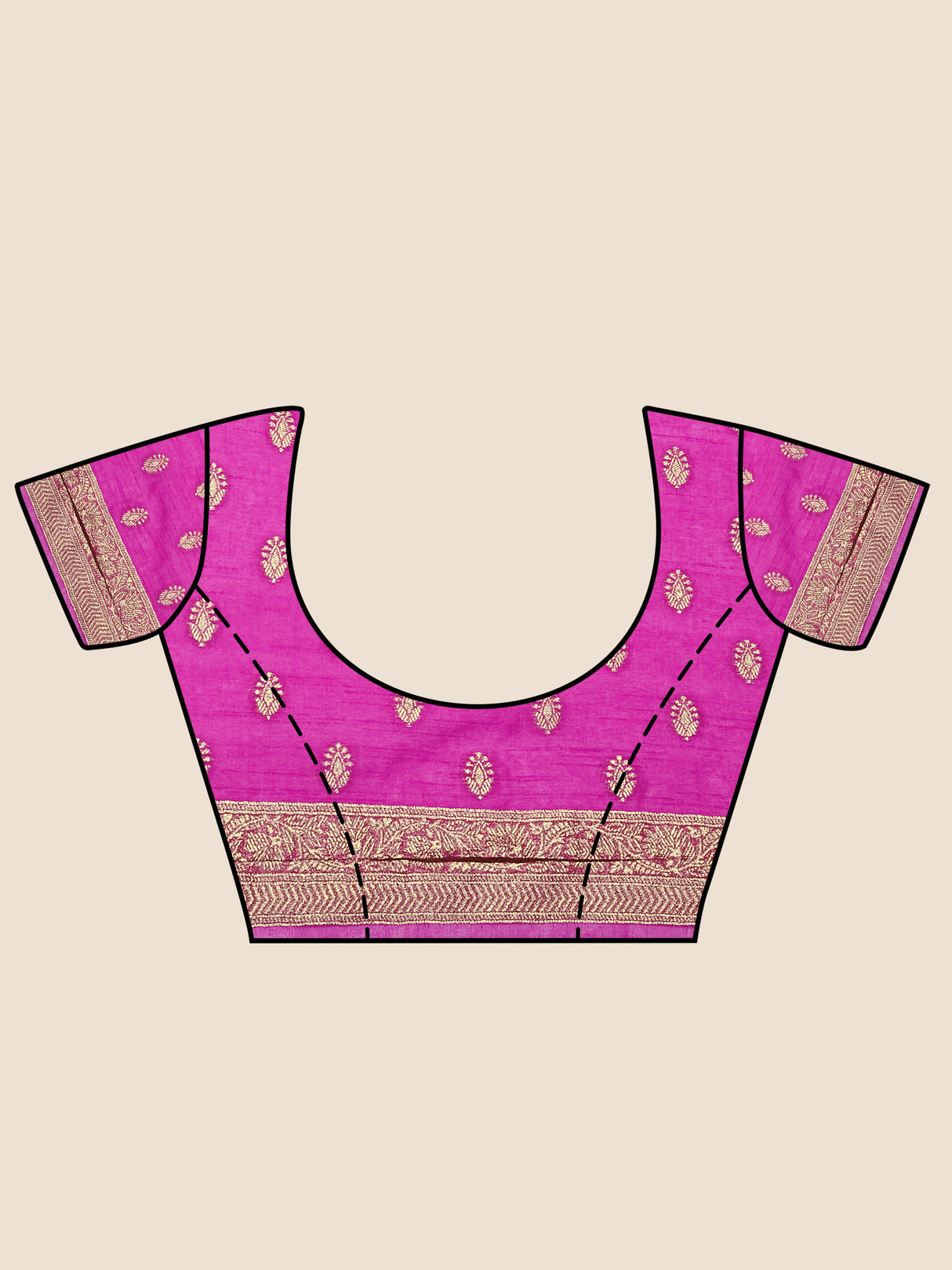 Mimosa Women's Woven Design Banarasi Organza Saree With Blouse Piece : SA00001162PC