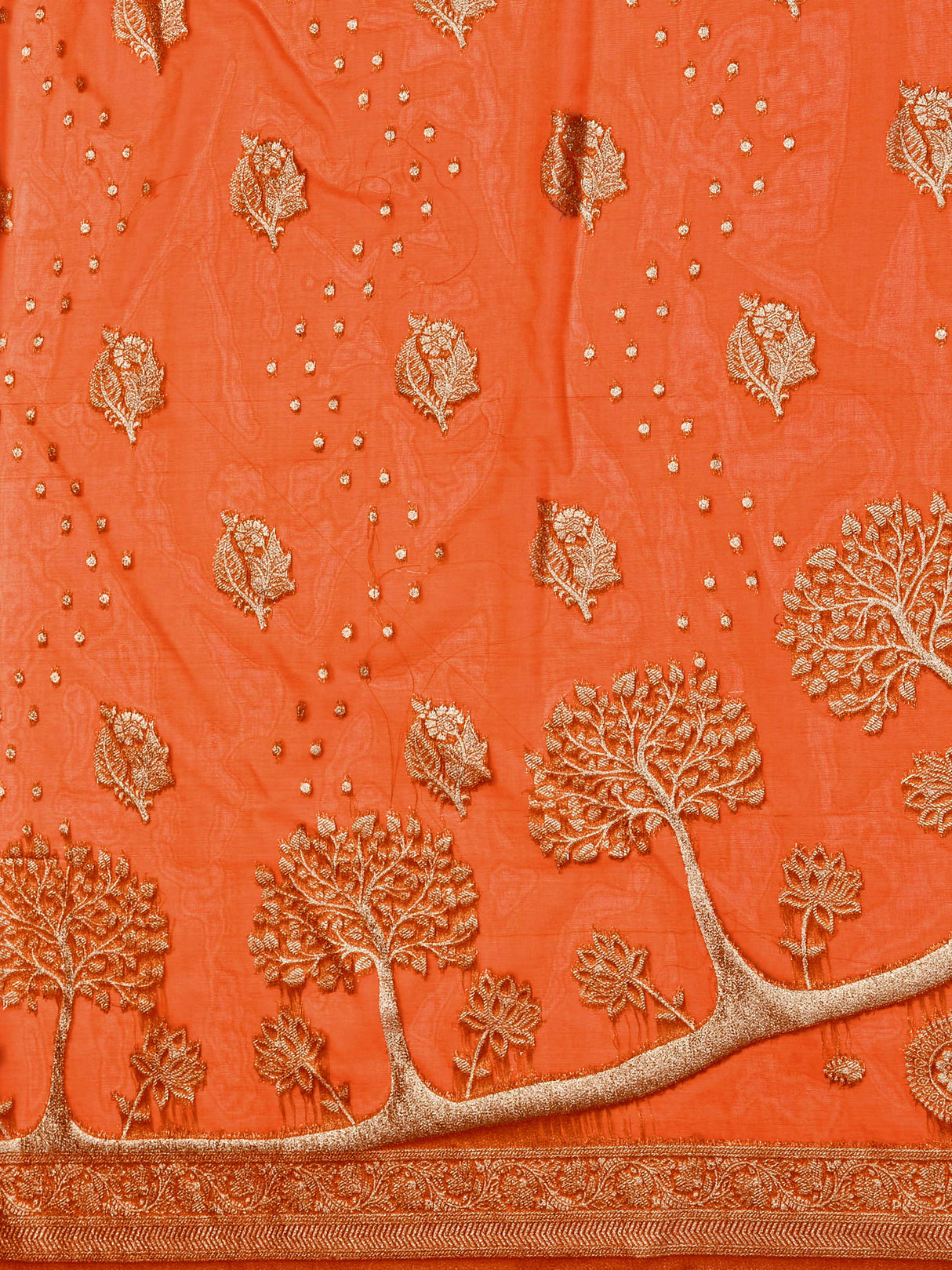 Mimosa Women's Woven Design Banarasi Organza Saree With Blouse Piece : SA00001162PC