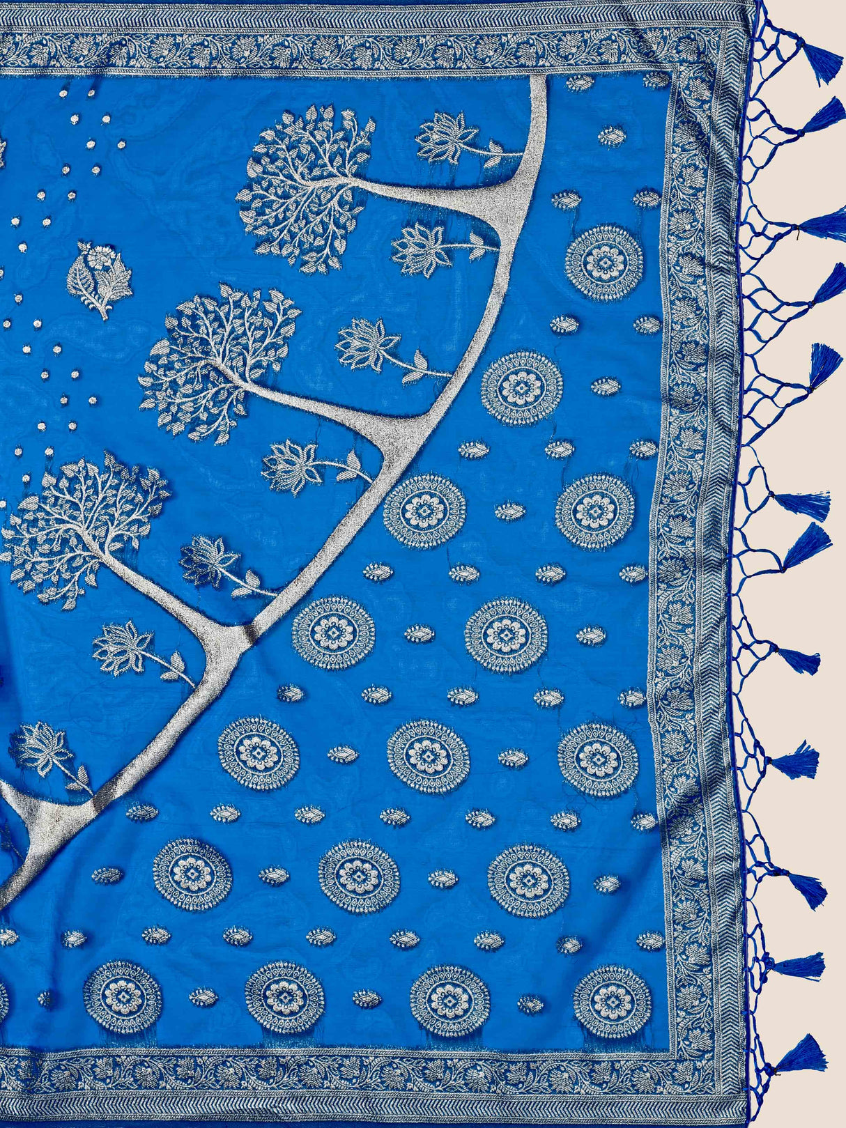 Mimosa Women's Woven Design Banarasi Organza Saree With Blouse Piece : SA00001162RB