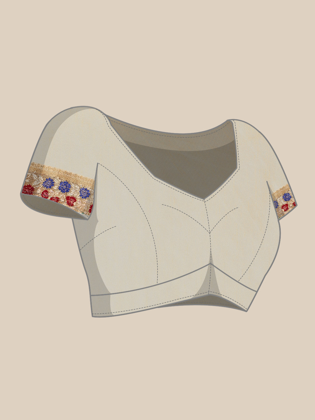 Mimosa Women's Woven Design Kanjivaram Art Silk Saree With Blouse Piece : SA00001190CRFREE