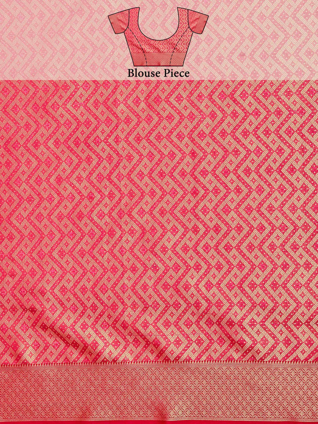 Mimosa Women's Woven Design Banarasi Art Silk Saree With Blouse Piece : SA00001211GDFREE