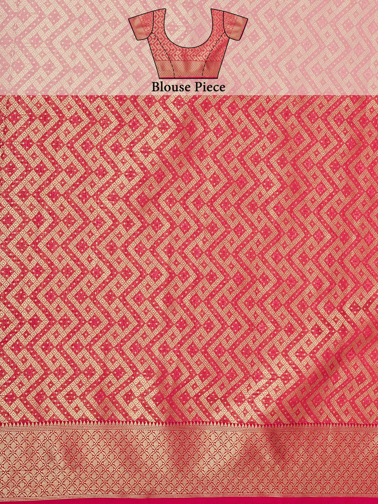 Mimosa Women's Woven Design Banarasi Art Silk Saree With Blouse Piece : SA00001211LRFREE