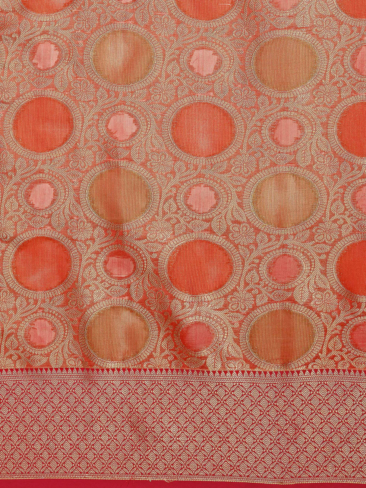 Mimosa Women's Woven Design Banarasi Art Silk Saree With Blouse Piece : SA00001211PNKFREE