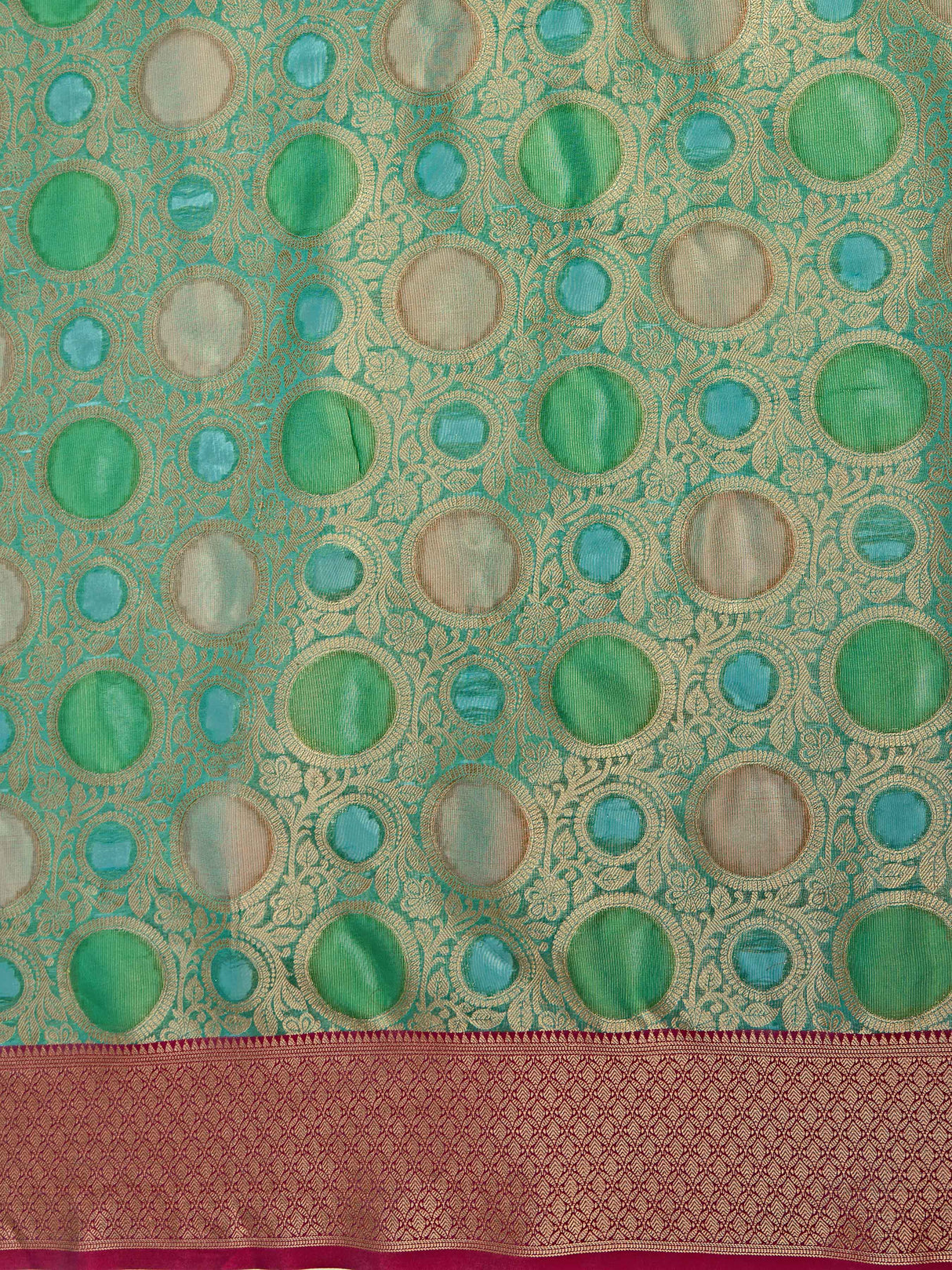 Mimosa Women's Woven Design Banarasi Art Silk Saree With Blouse Piece : SA00001211RMFREE