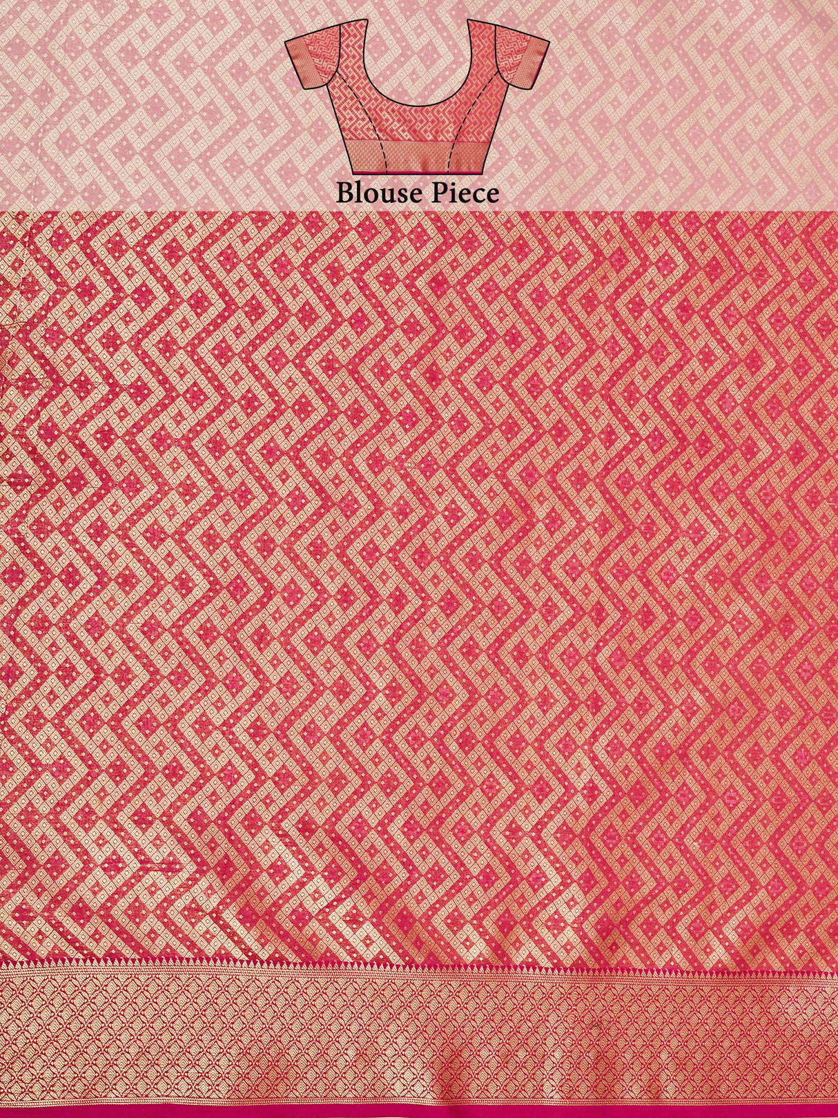 Mimosa Women's Woven Design Banarasi Art Silk Saree With Blouse Piece : SA00001211RMFREE