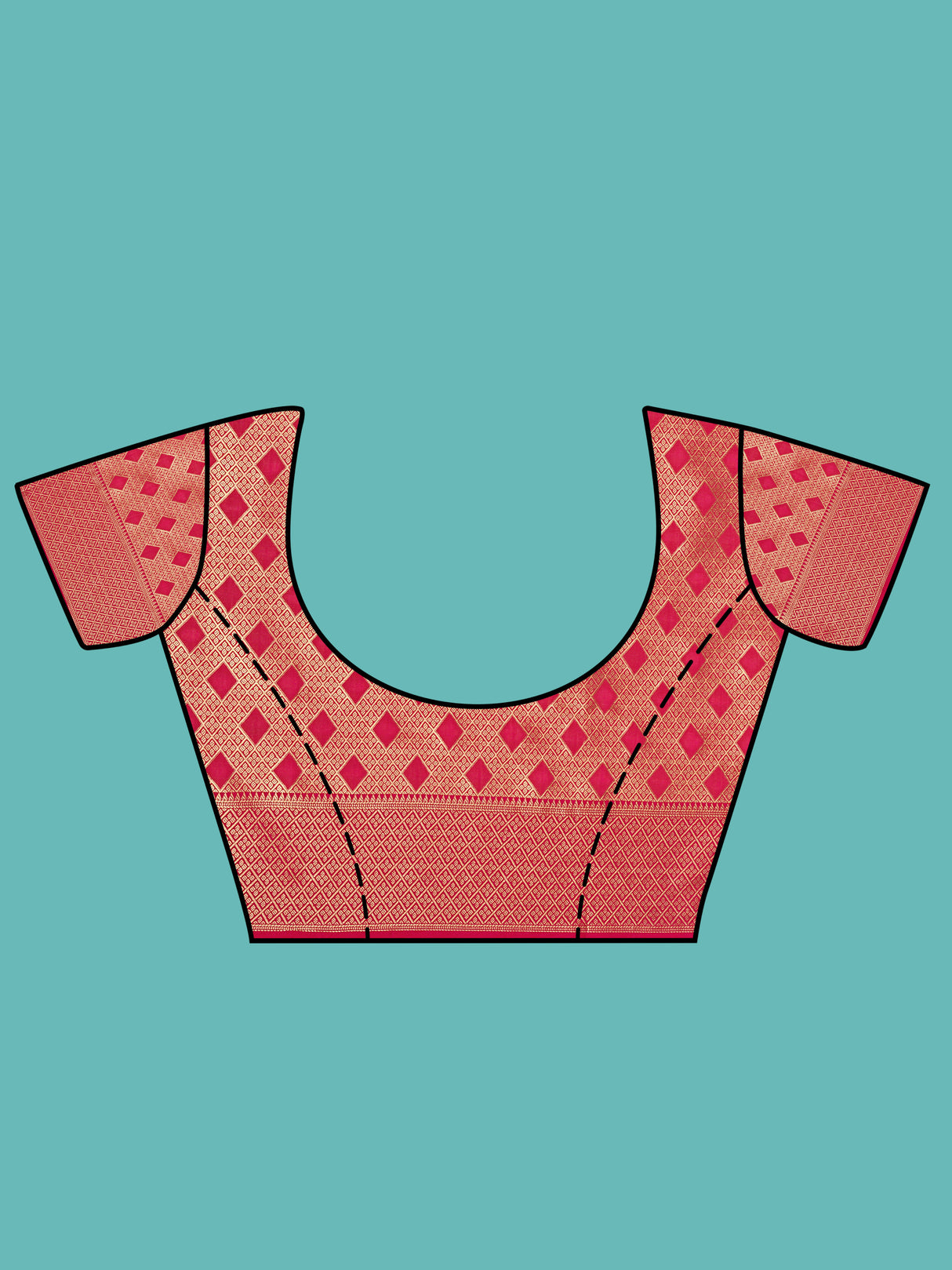 Mimosa Women's Woven Design Banarasi Art Silk Saree With Blouse Piece : SA00001212OLFREE