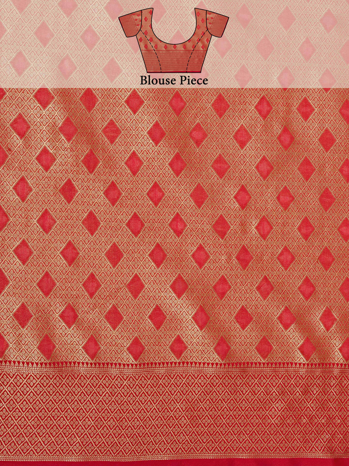 Mimosa Women's Woven Design Banarasi Art Silk Saree With Blouse Piece : SA00001212PCFREE