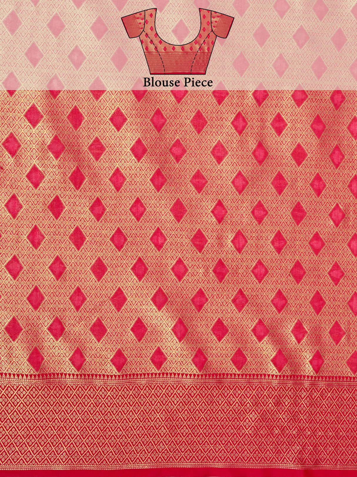 Mimosa Women's Woven Design Banarasi Art Silk Saree With Blouse Piece : SA00001212SFFREE