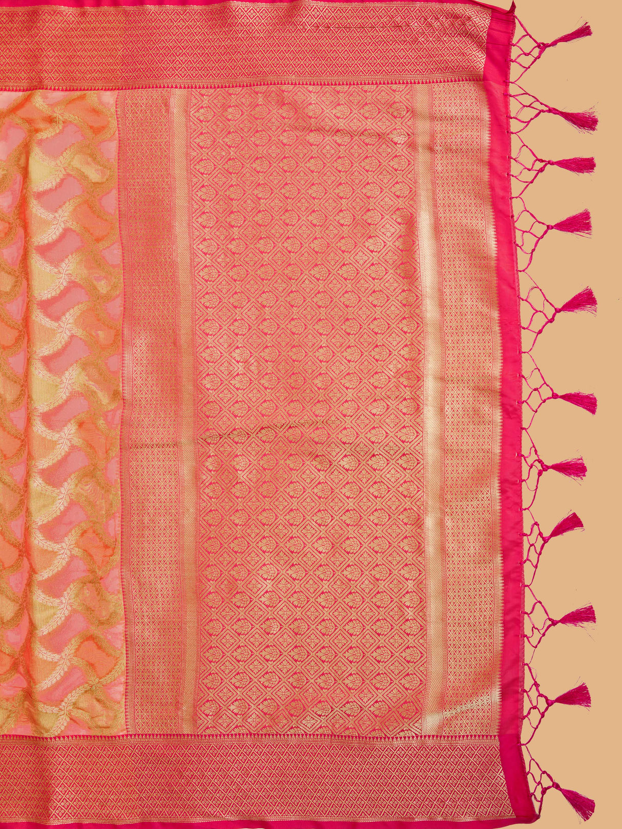 Mimosa Women's Woven Design Banarasi Art Silk Saree With Blouse Piece : SA00001212STFREE