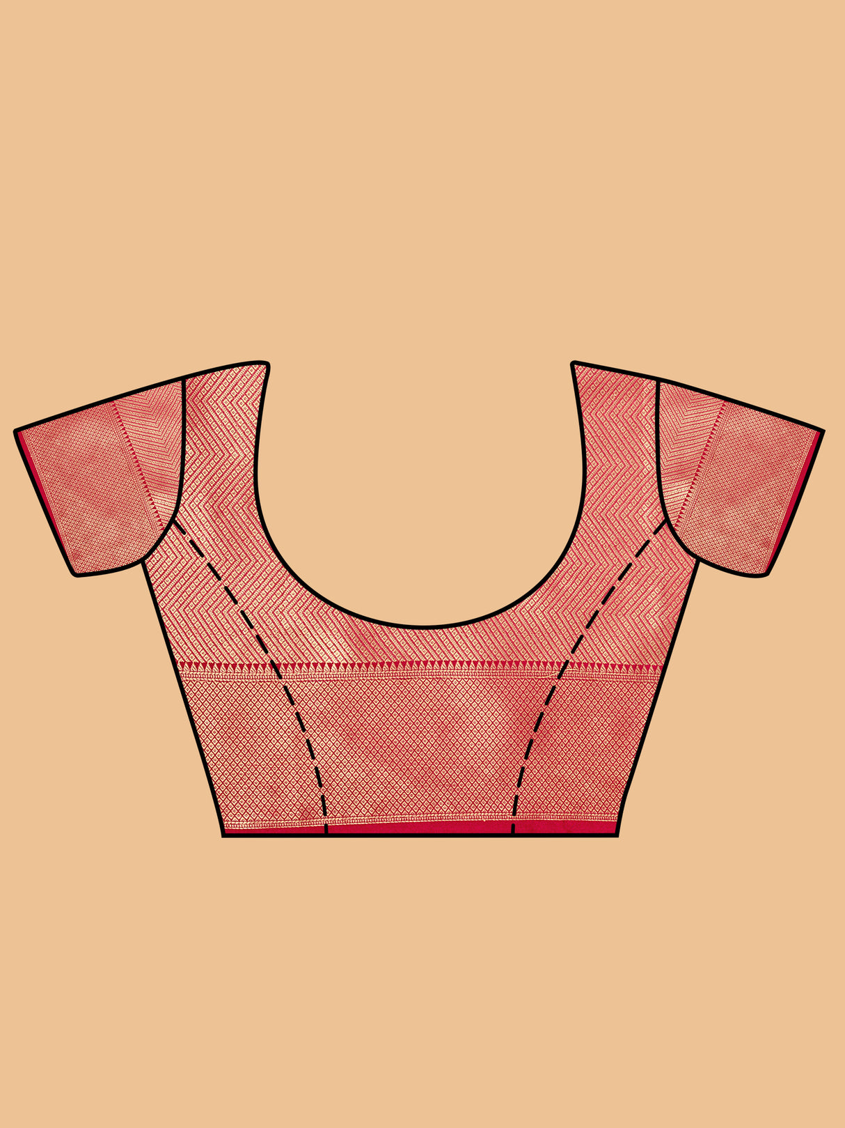 Mimosa Women's Woven Design Banarasi Art Silk Saree With Blouse Piece : SA00001213PNKFREE