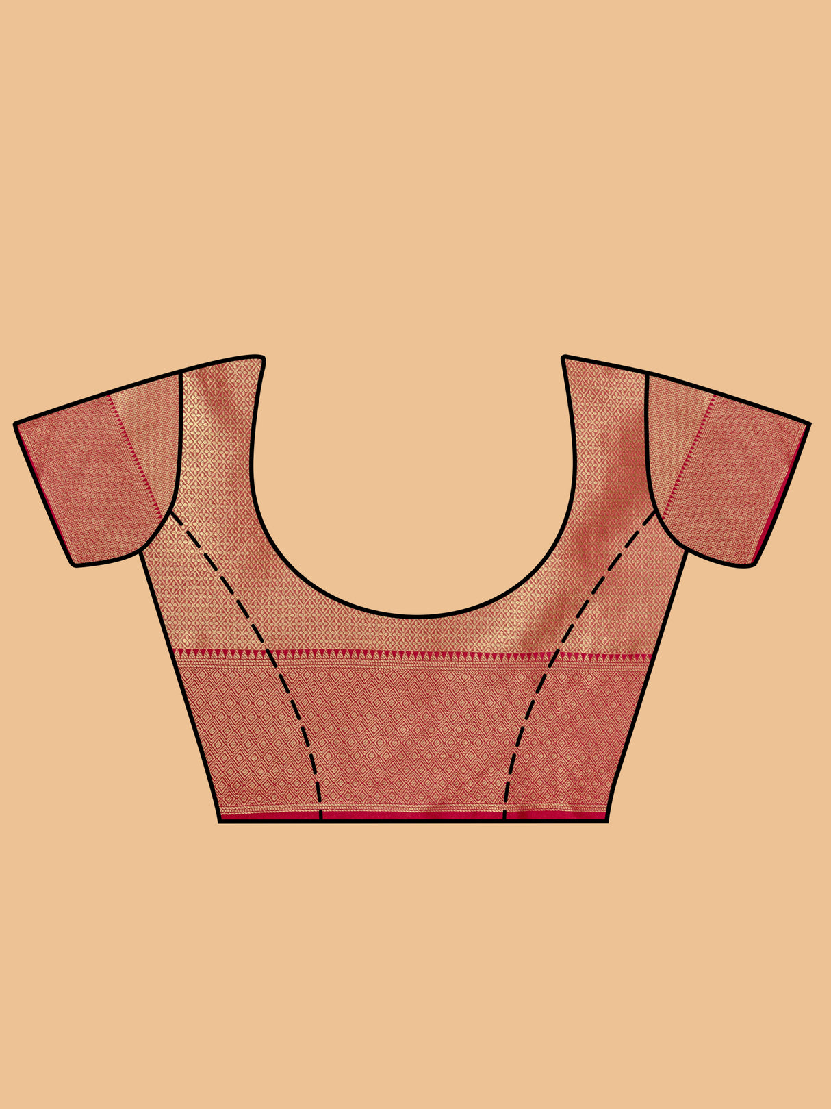 Mimosa Women's Woven Design Banarasi Art Silk Saree With Blouse Piece : SA00001214PGFREE