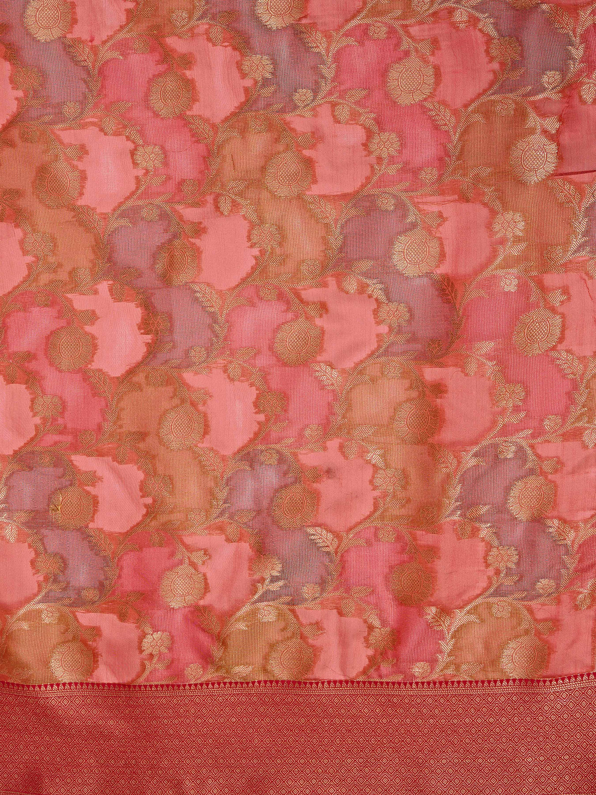 Mimosa Women's Woven Design Banarasi Art Silk Saree With Blouse Piece : SA00001214PNKFREE