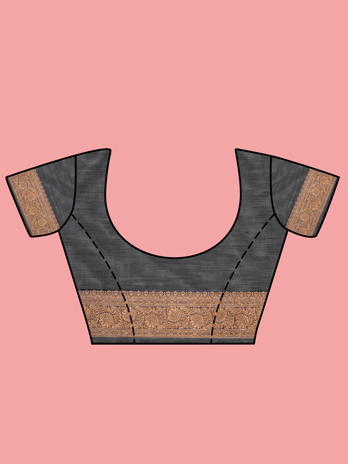 Mimosa Women's Woven Design Banarasi Art Silk Saree With Blouse Piece : SA00001215GYFREE