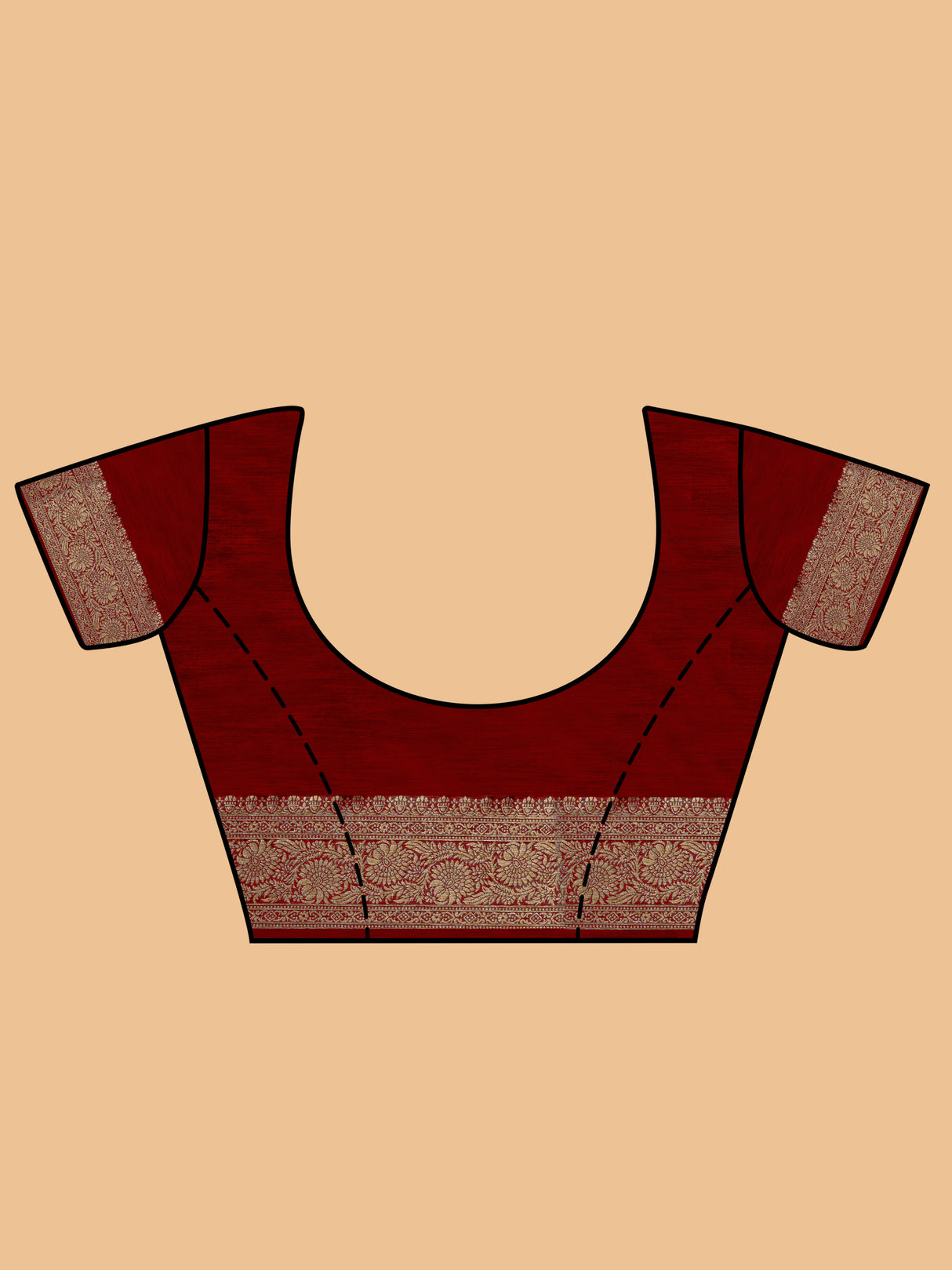 Mimosa Women's Woven Design Banarasi Art Silk Saree With Blouse Piece : SA00001215MRFREE