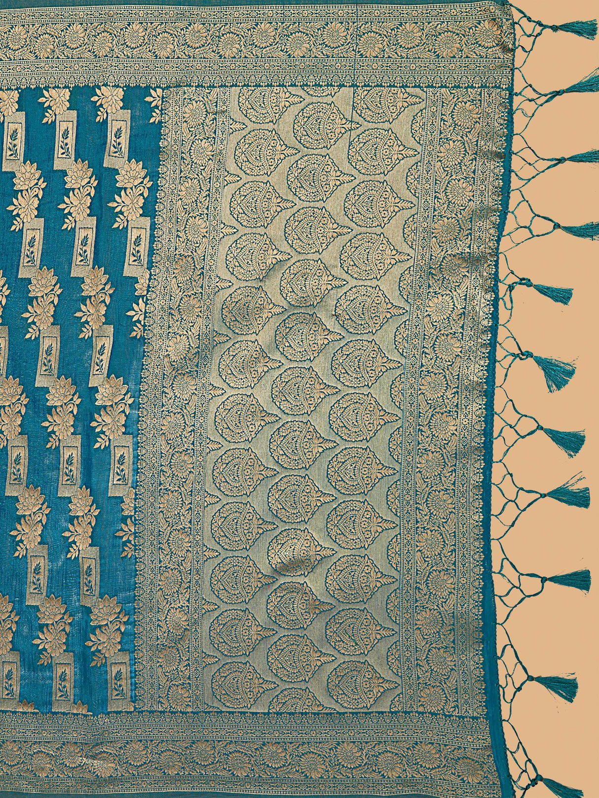 Mimosa Women's Woven Design Banarasi Art Silk Saree With Blouse Piece : SA00001215SFFREE