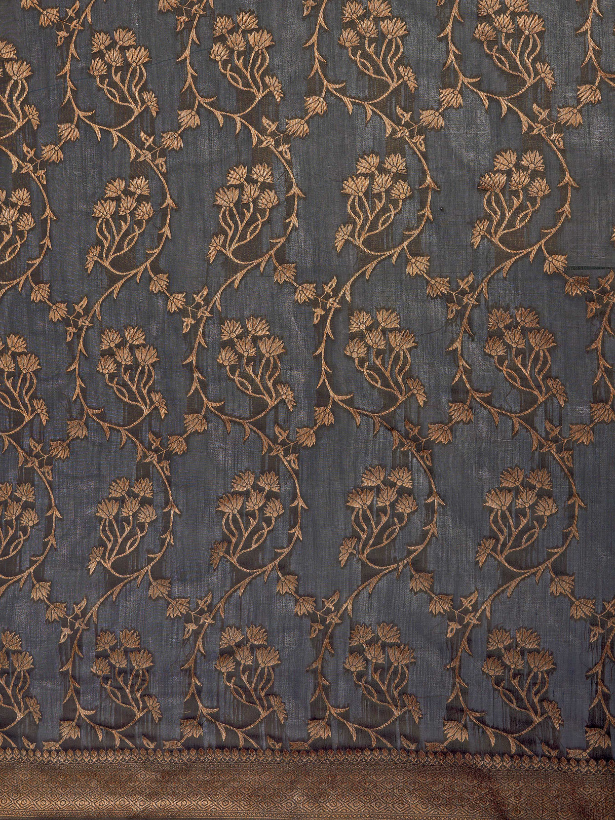 Mimosa Women's Woven Design Banarasi Art Silk Saree With Blouse Piece : SA00001216GYFREE