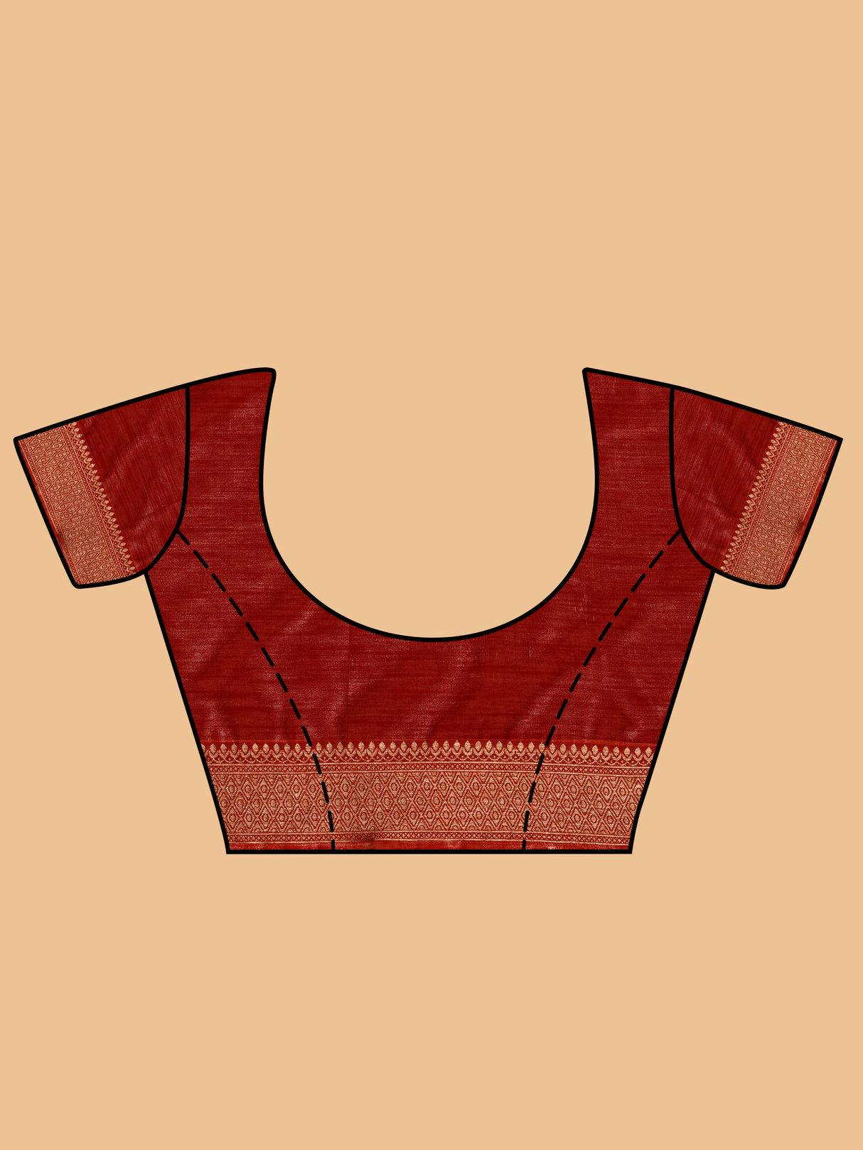 Mimosa Women's Woven Design Banarasi Art Silk Saree With Blouse Piece : SA00001216MRFREE