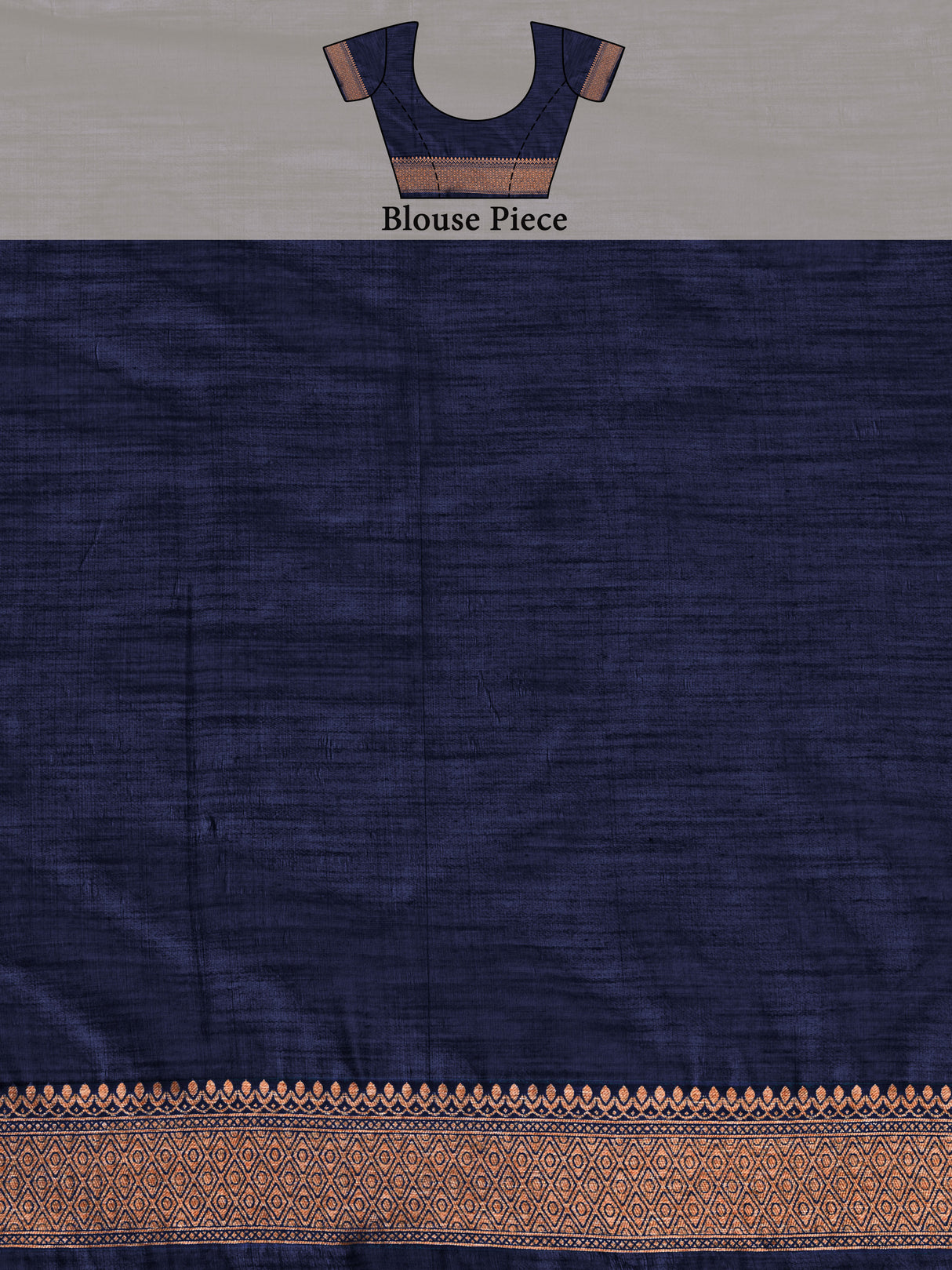 Mimosa Women's Woven Design Banarasi Art Silk Saree With Blouse Piece : SA00001216NVFREE