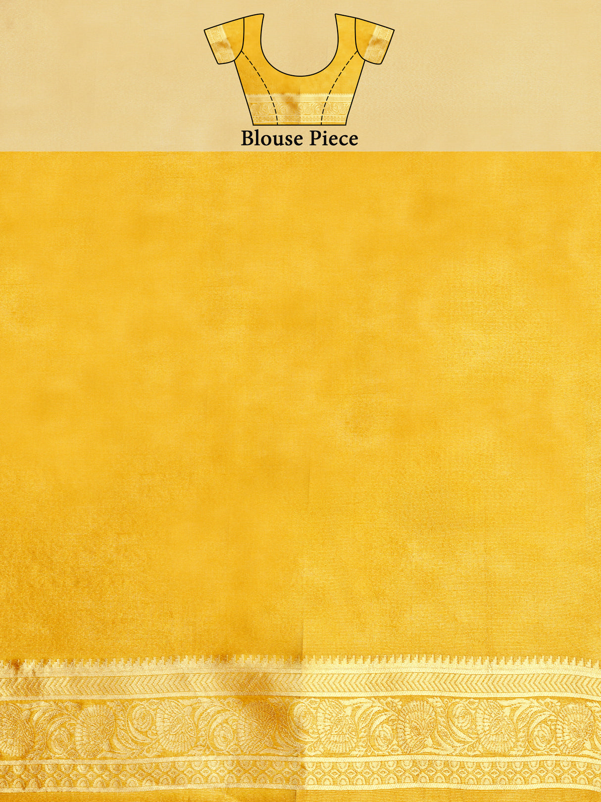 Mimosa Women's Woven Design Banarasi Art Silk Saree With Blouse Piece : SA00001217GDFREE