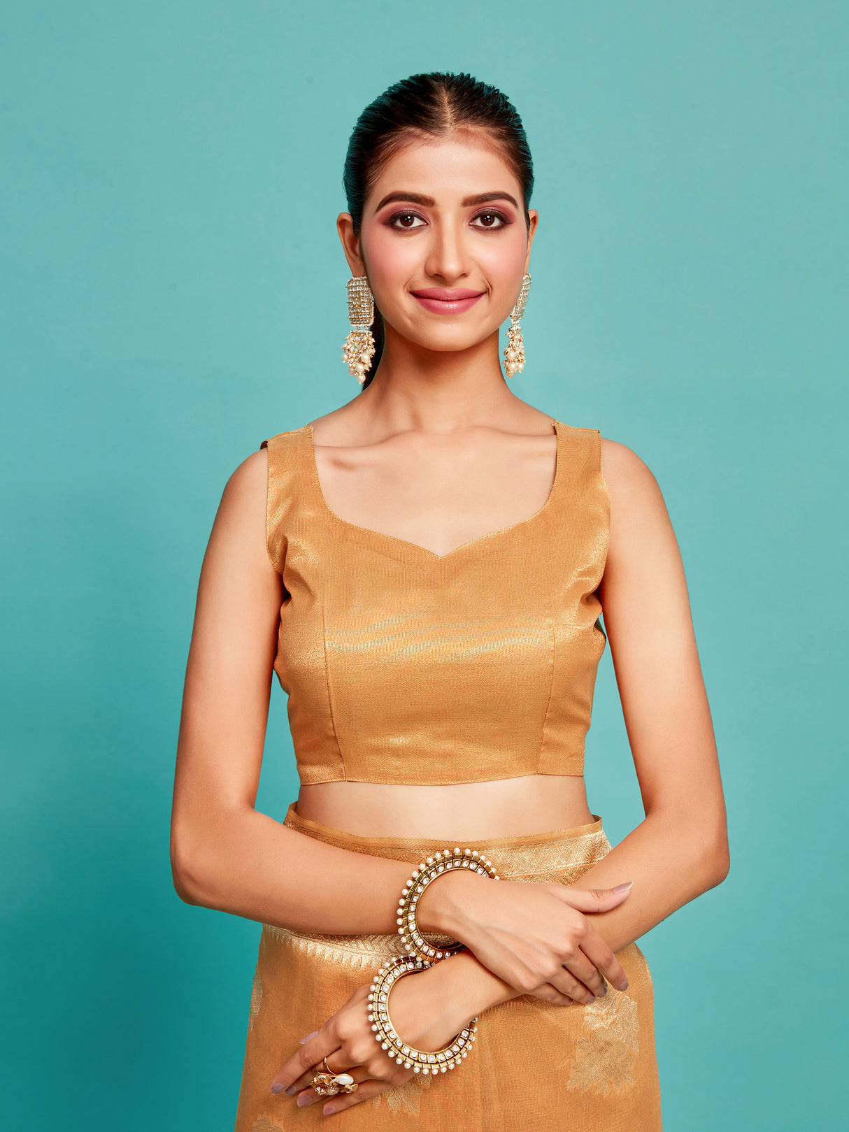 Mimosa Women's Woven Design Banarasi Art Silk Saree With Blouse Piece : SA00001217PCFREE