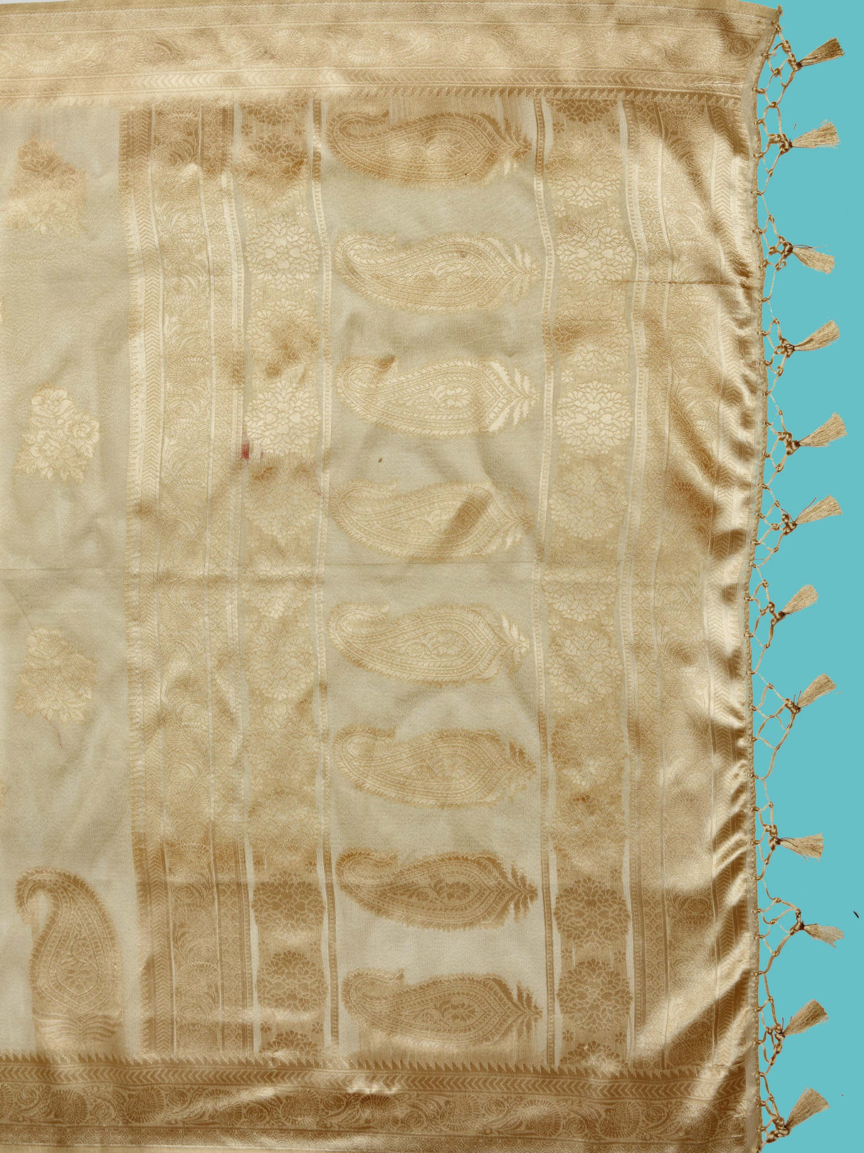 Mimosa Women's Woven Design Banarasi Art Silk Saree With Blouse Piece : SA00001217TSFREE