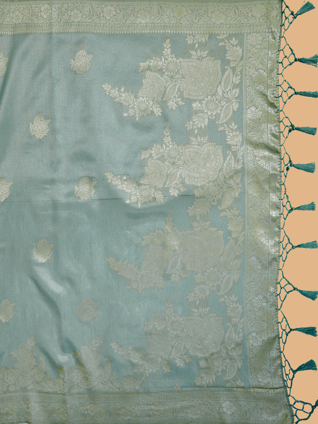 Mimosa Women's Woven Design Banarasi Art Silk Saree With Blouse Piece : SA00001218ANFREE