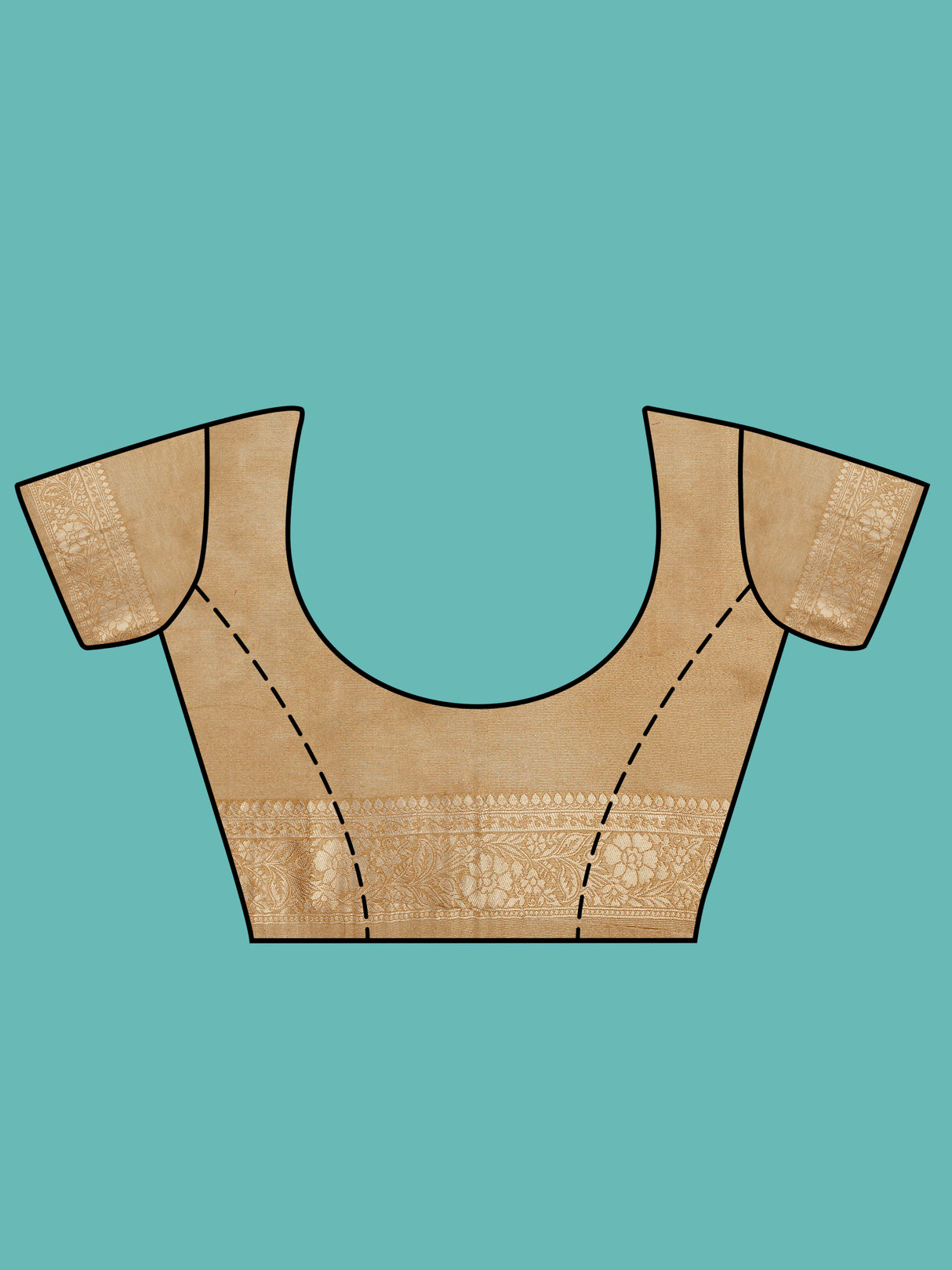 Mimosa Women's Woven Design Banarasi Art Silk Saree With Blouse Piece : SA00001218CKFREE