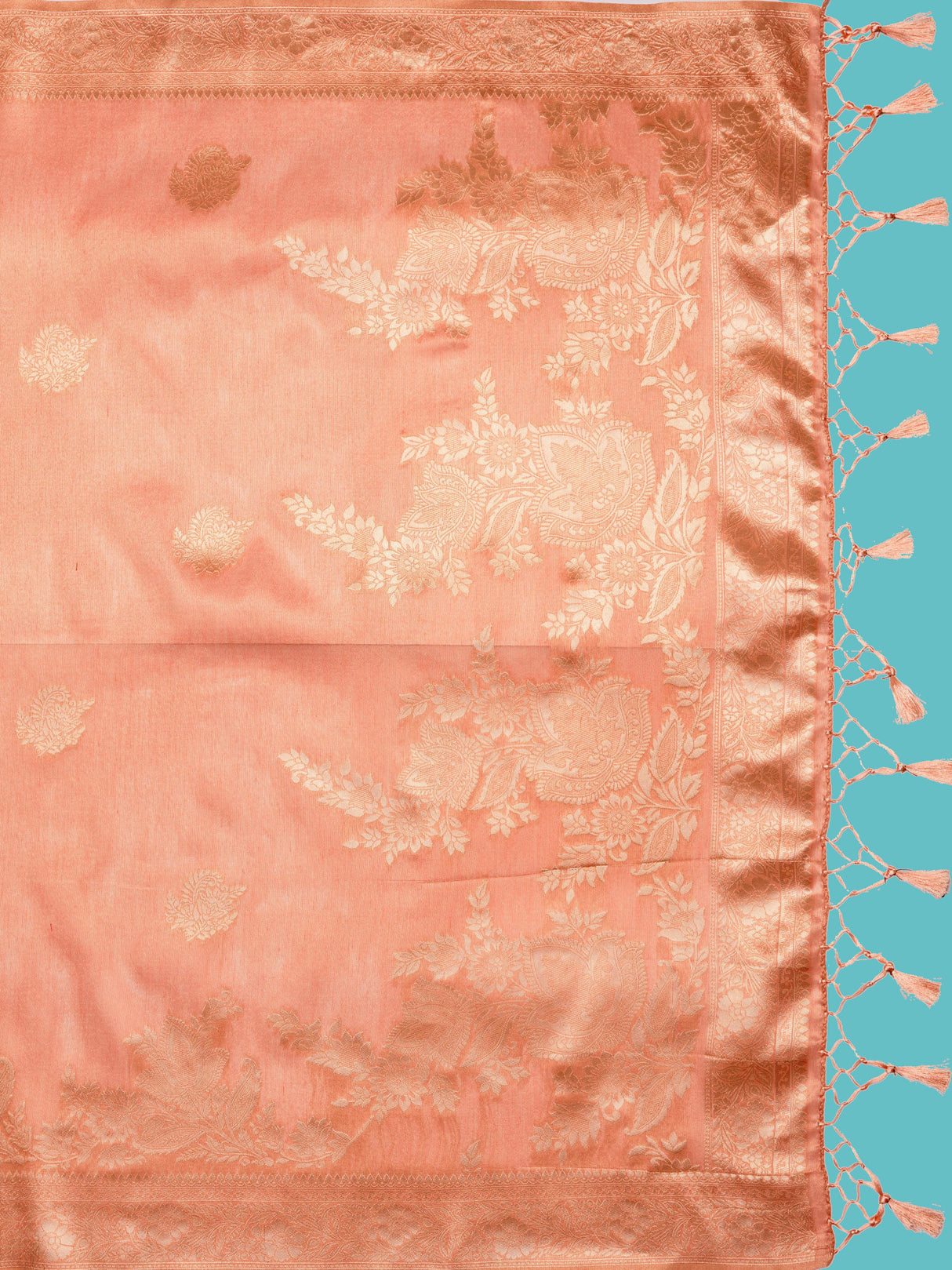 Mimosa Women's Woven Design Banarasi Art Silk Saree With Blouse Piece : SA00001218STFREE