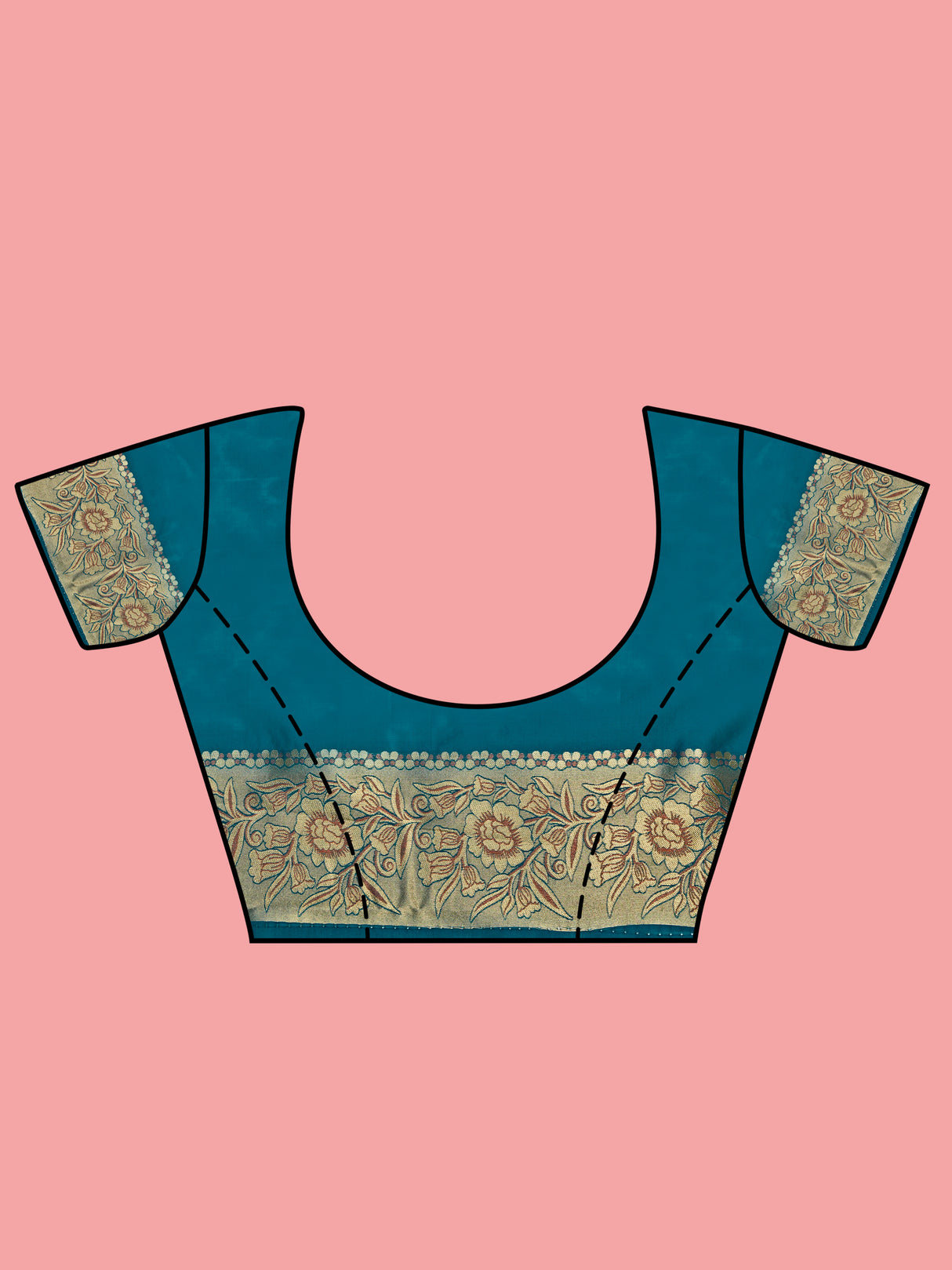 Mimosa Women's Woven Design Kanjivaram Art Silk Saree With Blouse Piece : SA00001219ANFREE