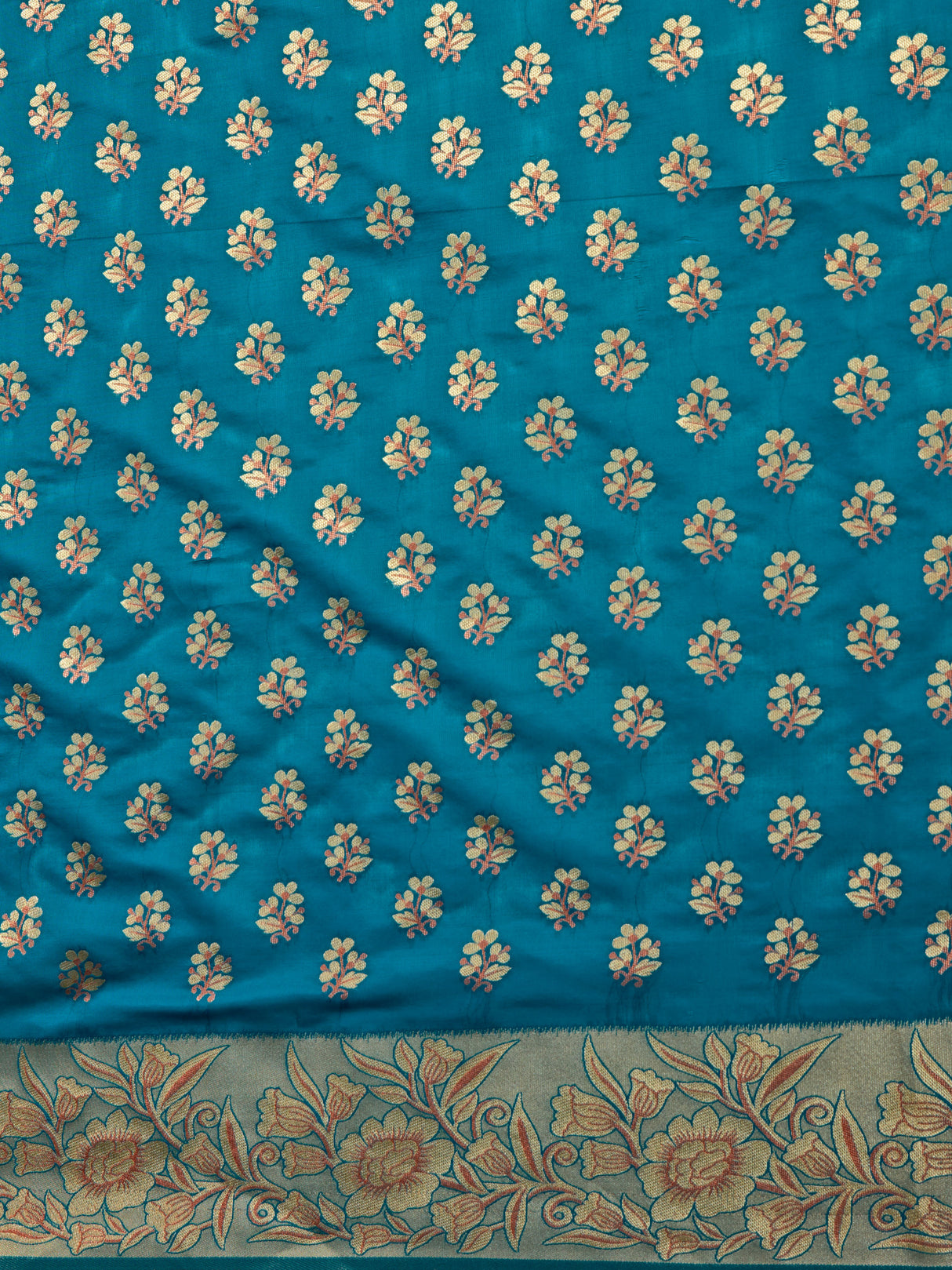 Mimosa Women's Woven Design Kanjivaram Art Silk Saree With Blouse Piece : SA00001219ANFREE