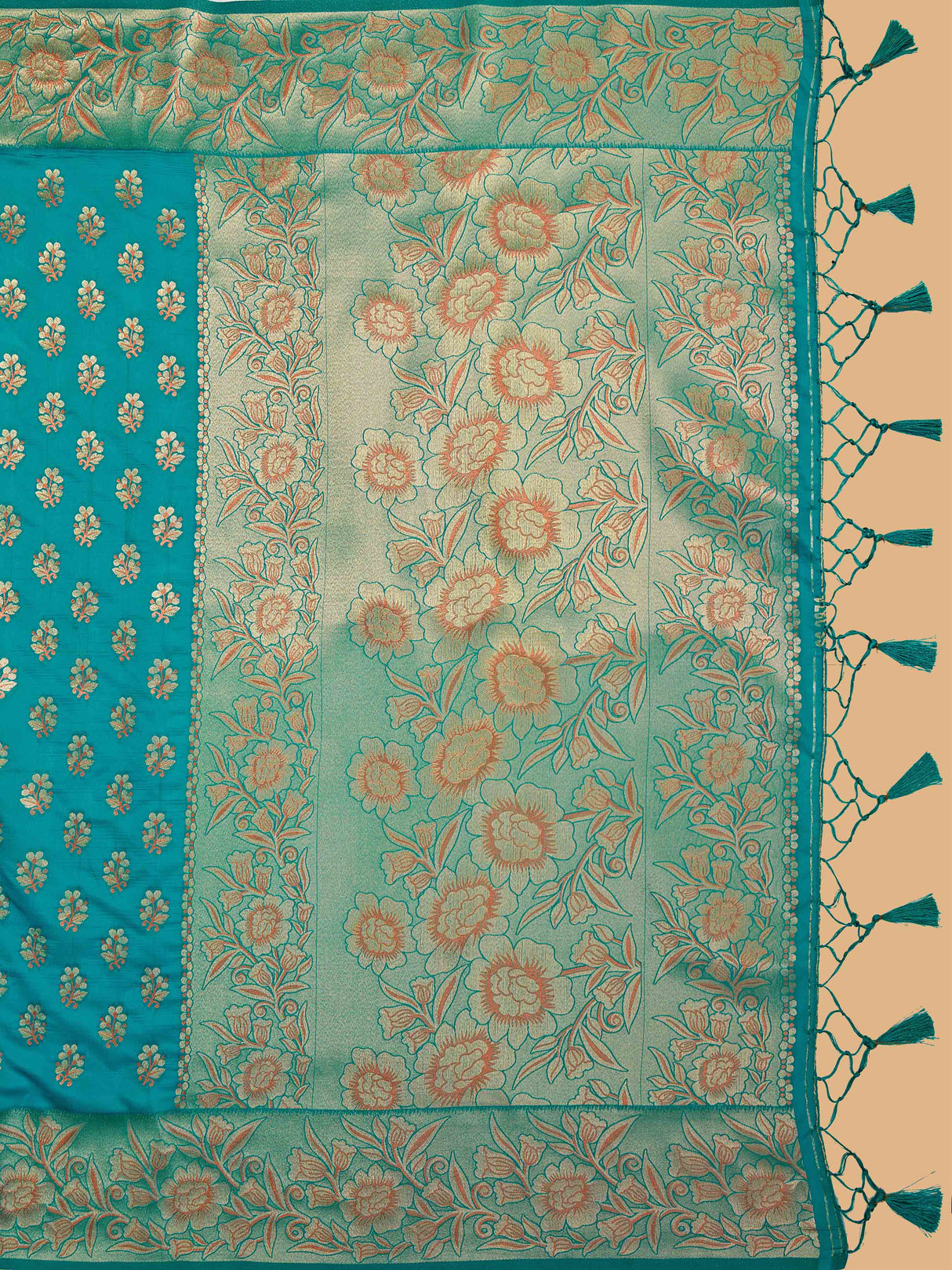 Mimosa Women's Woven Design Kanjivaram Art Silk Saree With Blouse Piece : SA00001219SFFREE