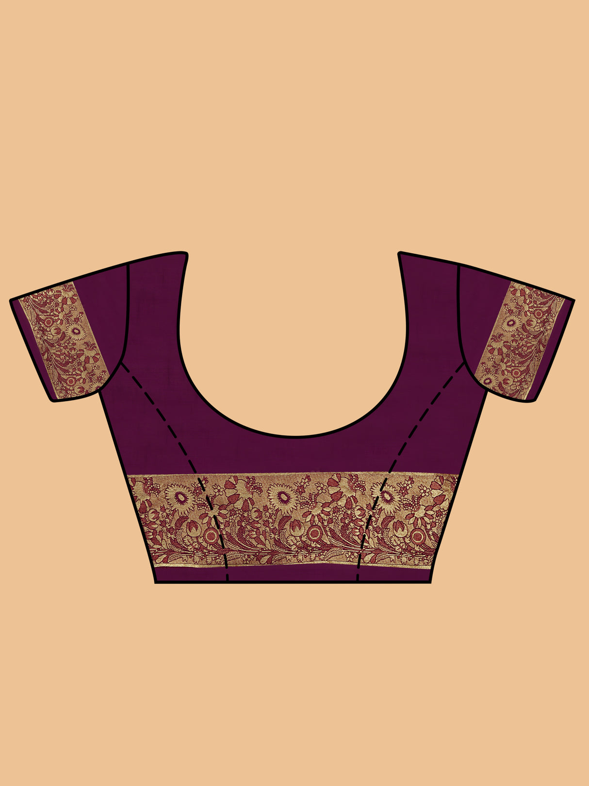 Mimosa Women's Woven Design Kanjivaram Art Silk Saree With Blouse Piece : SA00001220MJFREE