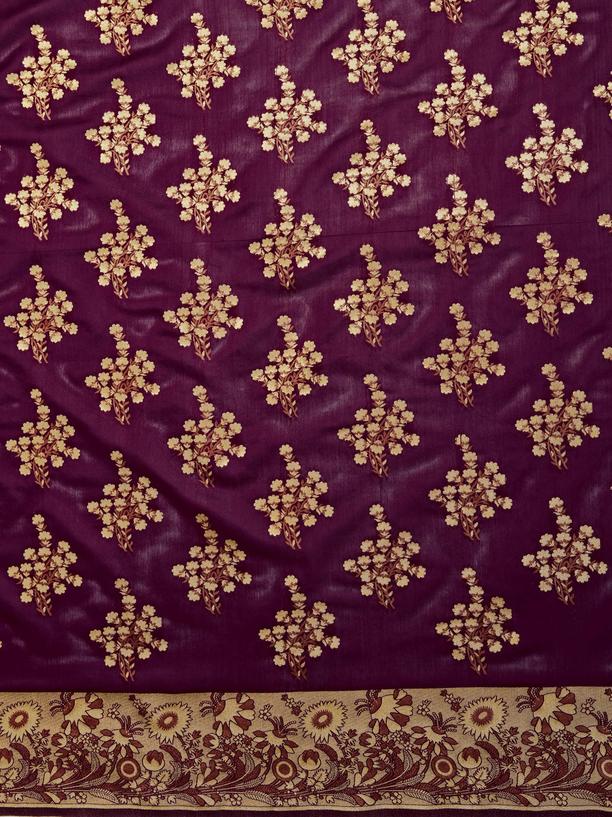 Mimosa Women's Woven Design Kanjivaram Art Silk Saree With Blouse Piece : SA00001220MJFREE