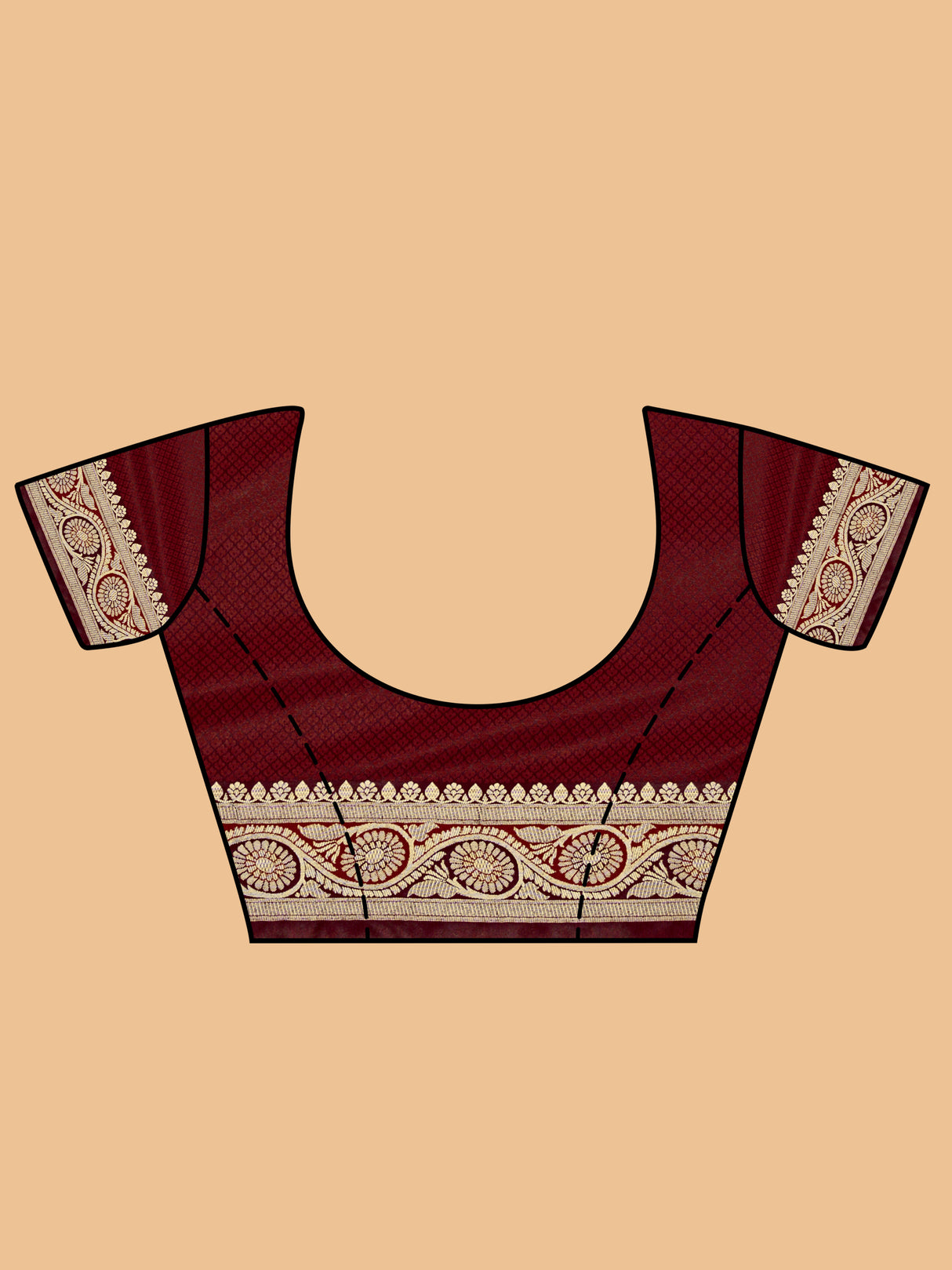 Mimosa Women's Woven Design Kanjivaram Art Silk Saree With Blouse Piece : SA00001222MRFREE