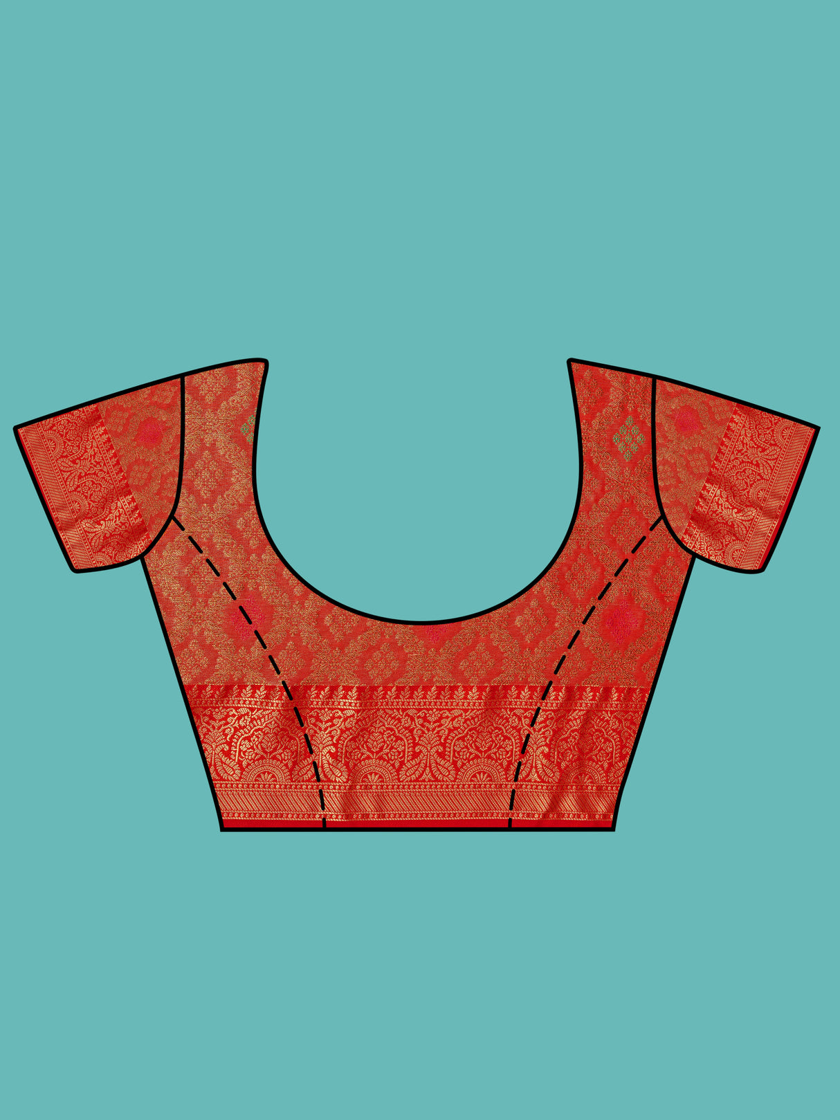 Mimosa Women's Woven Design Banarasi Art Silk Saree With Blouse Piece : SA00001223PCFREE