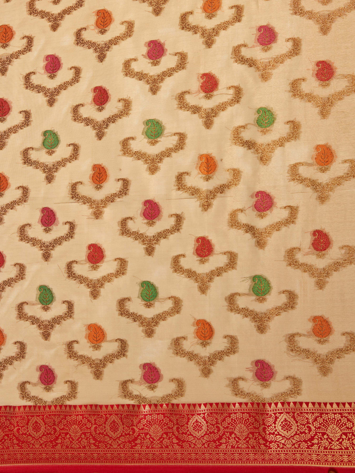 Mimosa Women's Woven Design Banarasi Art Silk Saree With Blouse Piece : SA00001226TSFREE