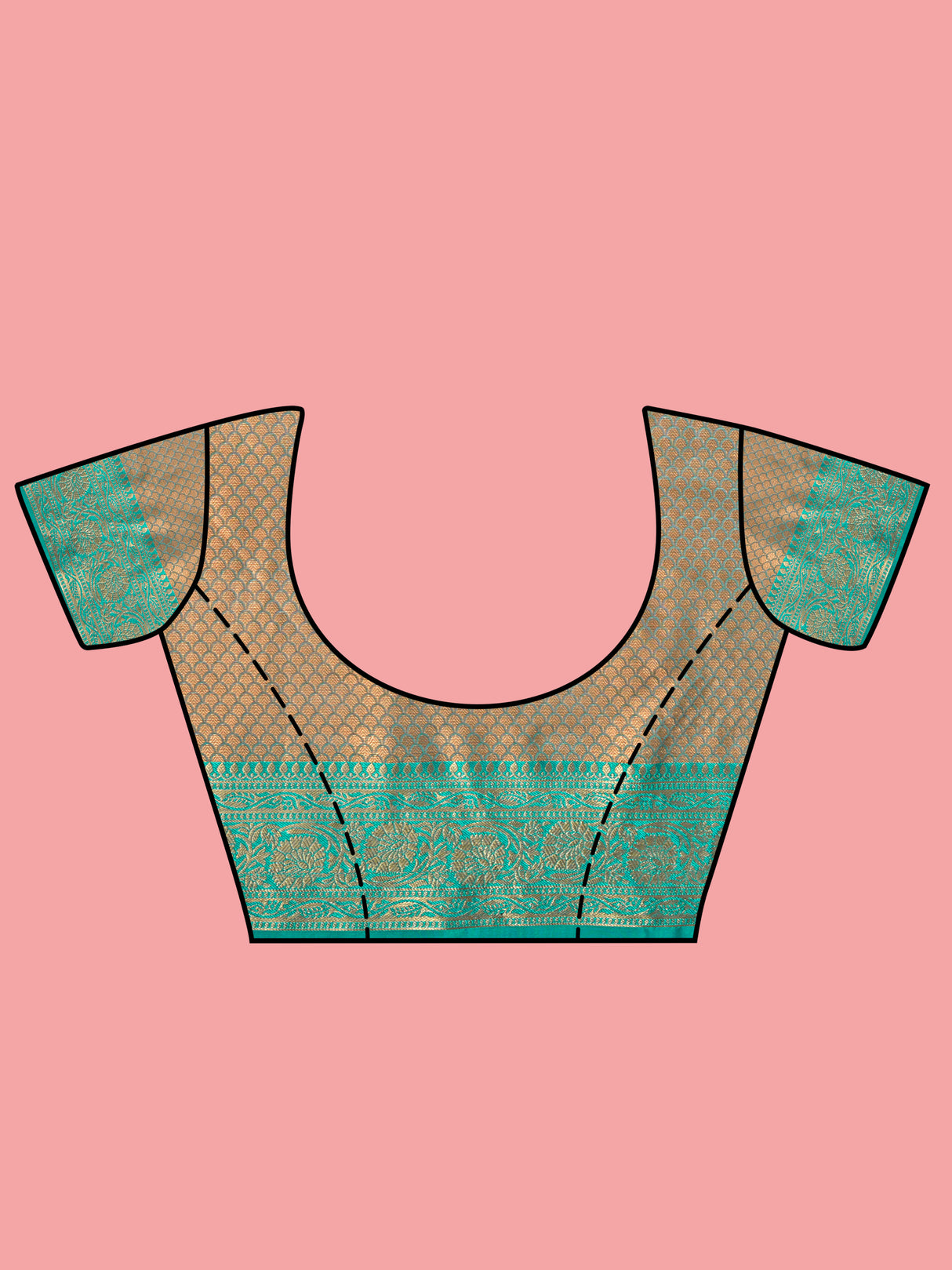 Mimosa Women's Woven Design Kanjivaram Art Silk Saree With Blouse Piece : SA00001228PCFREE