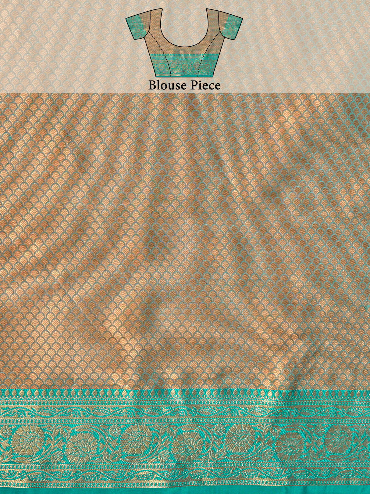 Mimosa Women's Woven Design Kanjivaram Art Silk Saree With Blouse Piece : SA00001228PCFREE