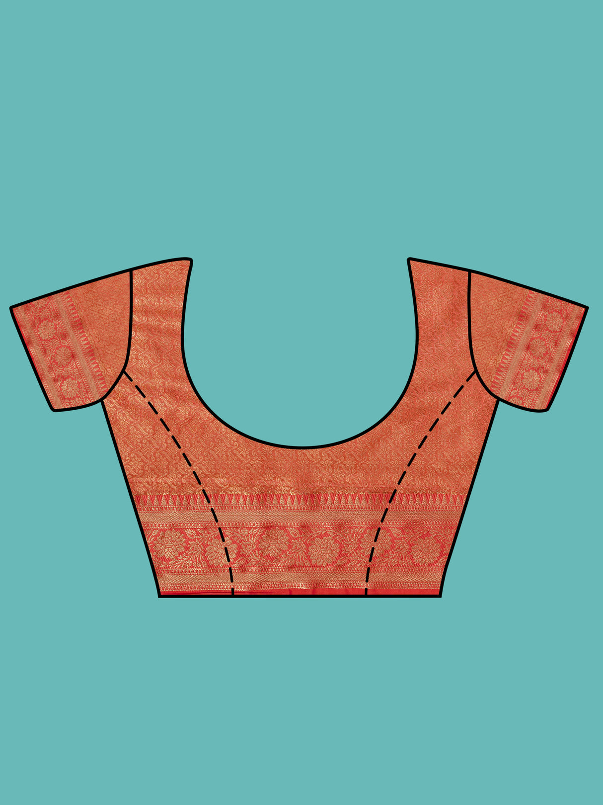 Mimosa Women's Woven Design Kanjivaram Art Silk Saree With Blouse Piece : SA00001229TSFREE