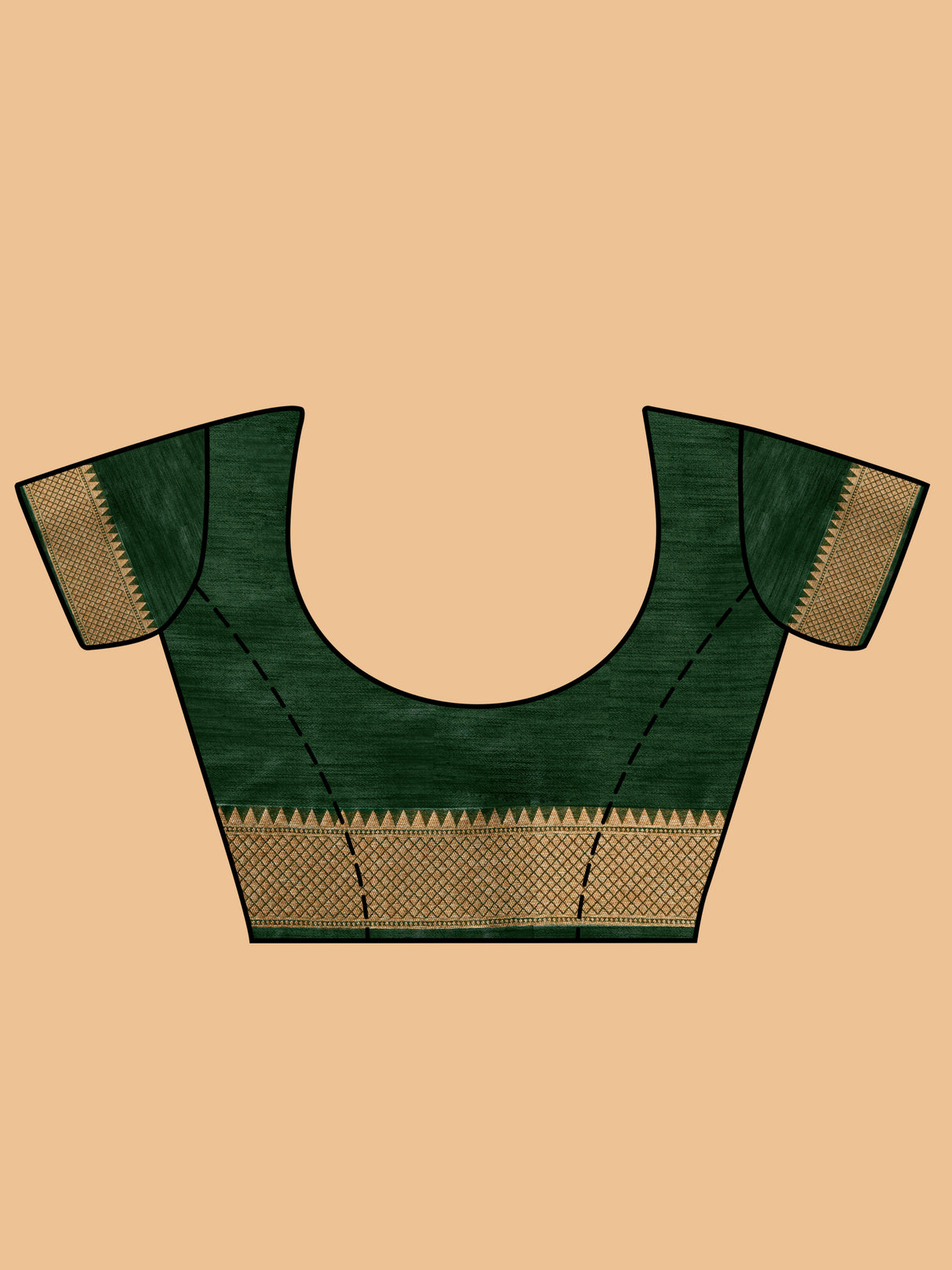 Mimosa Women's Woven Design Banarasi Linen Saree With Blouse Piece : SA00001235BGFREE