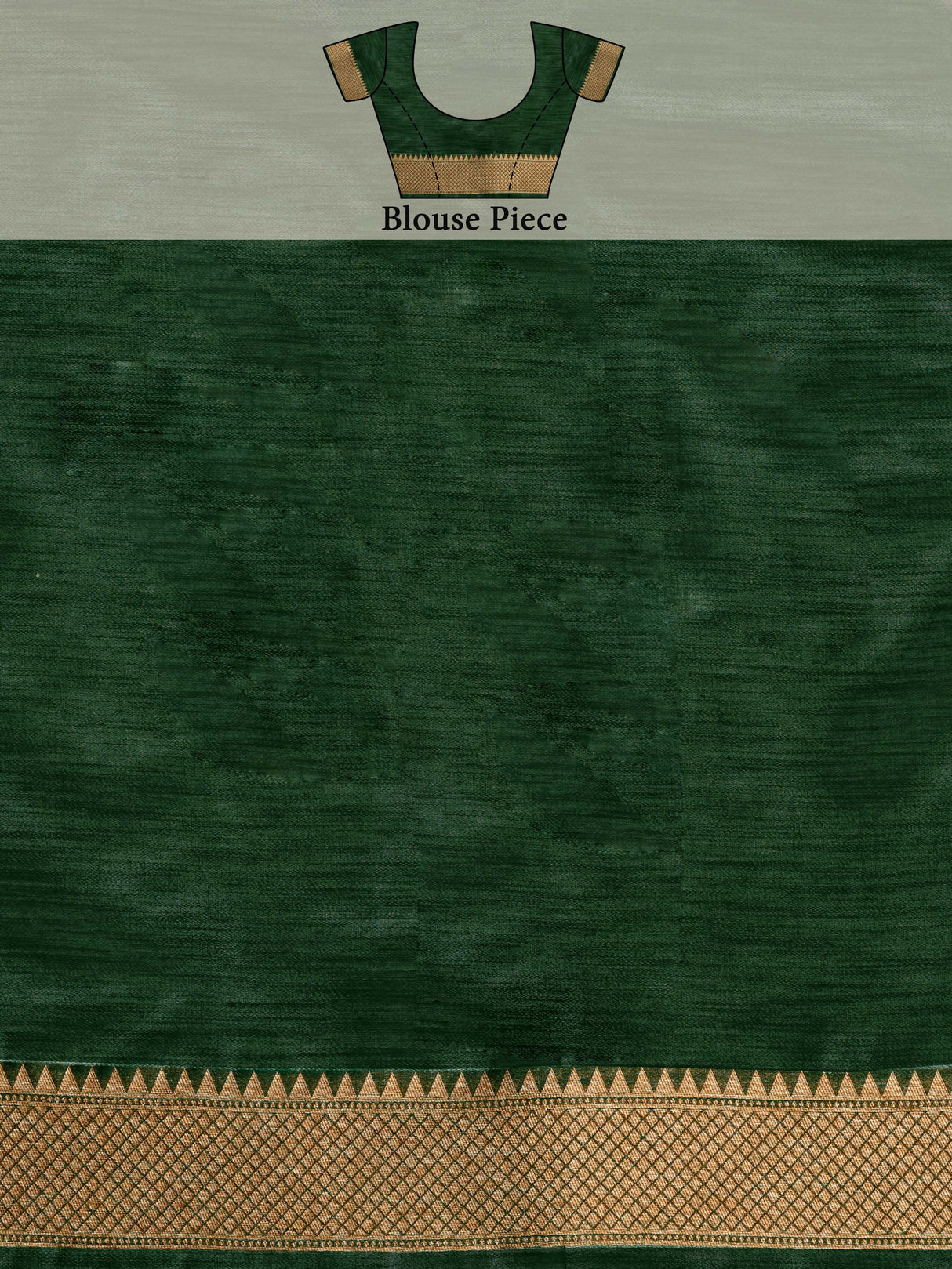 Mimosa Women's Woven Design Banarasi Linen Saree With Blouse Piece : SA00001235BGFREE