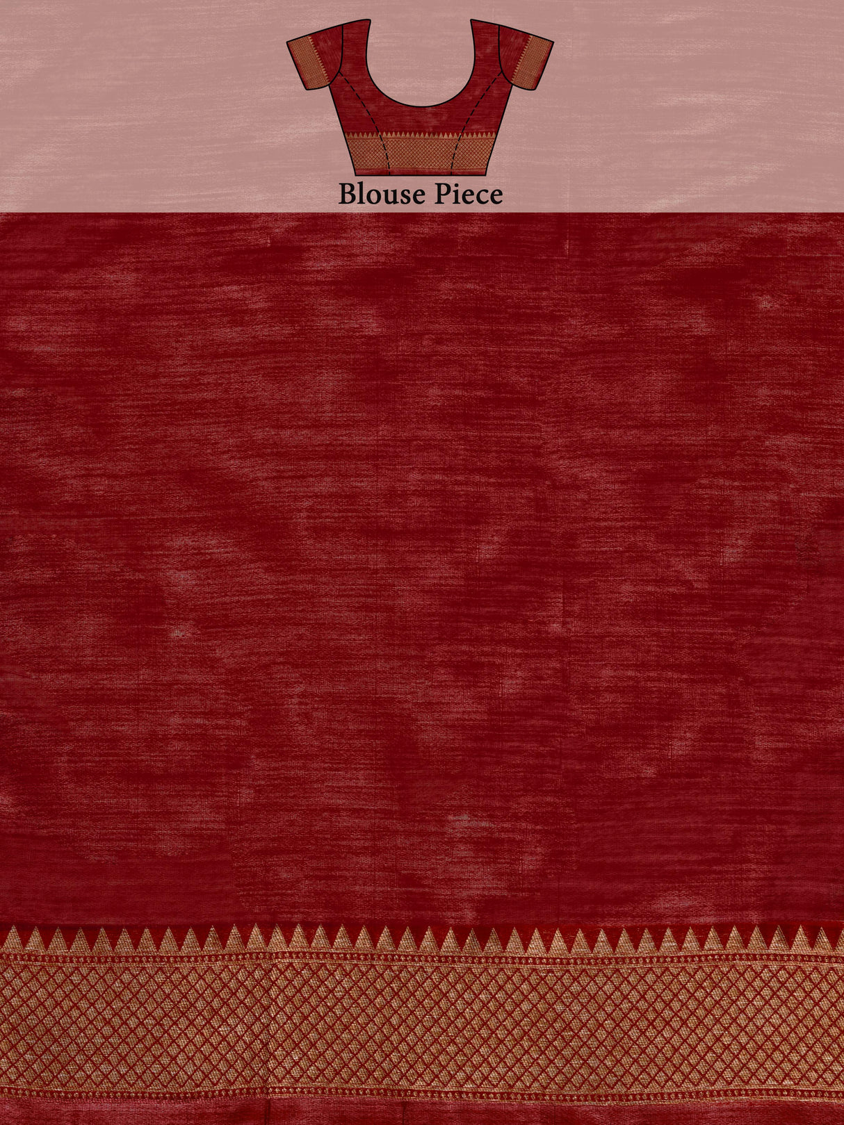 Mimosa Women's Woven Design Banarasi Linen Saree With Blouse Piece : SA00001235MRFREE