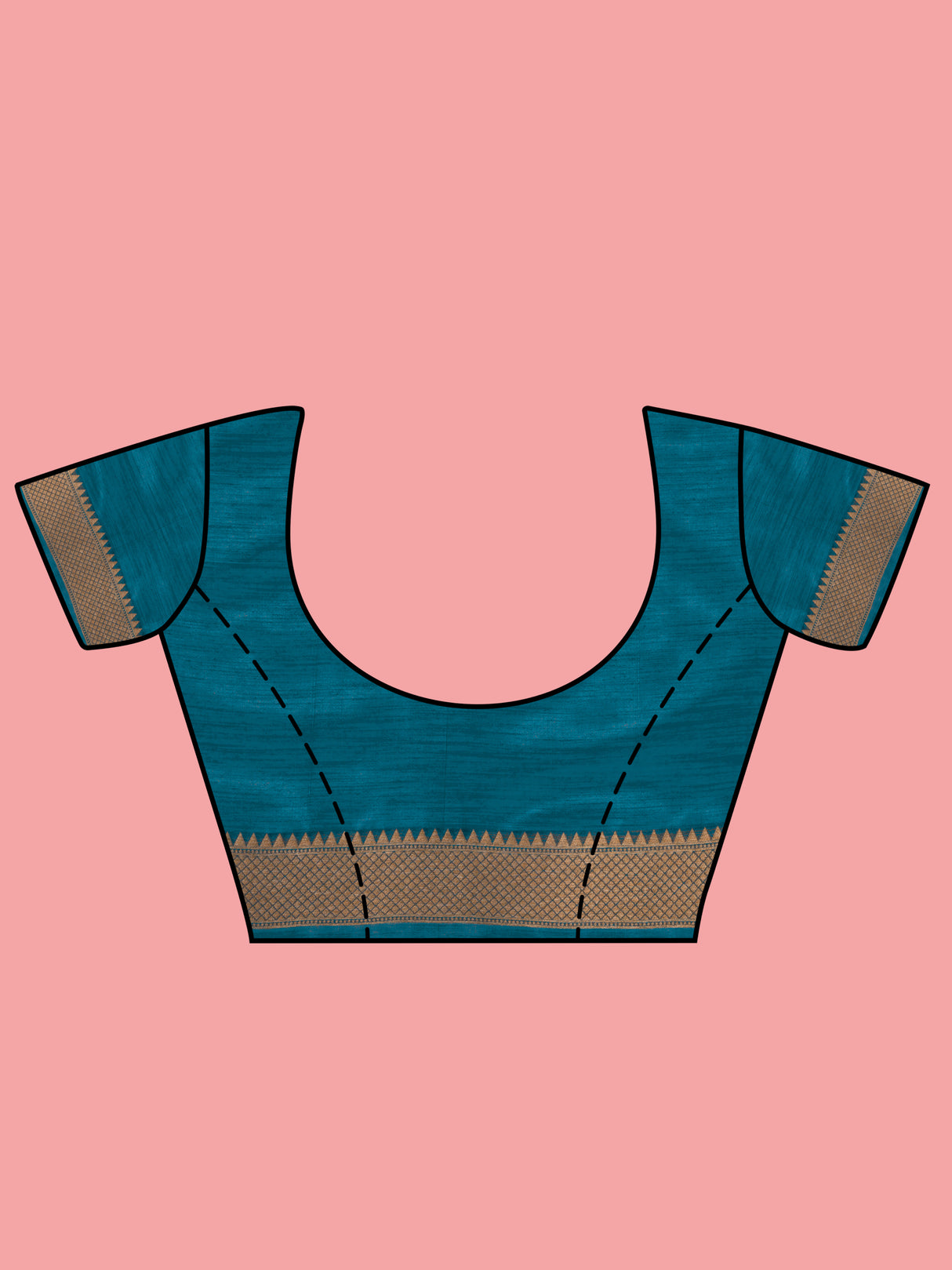 Mimosa Women's Woven Design Banarasi Linen Saree With Blouse Piece : SA00001235SFFREE